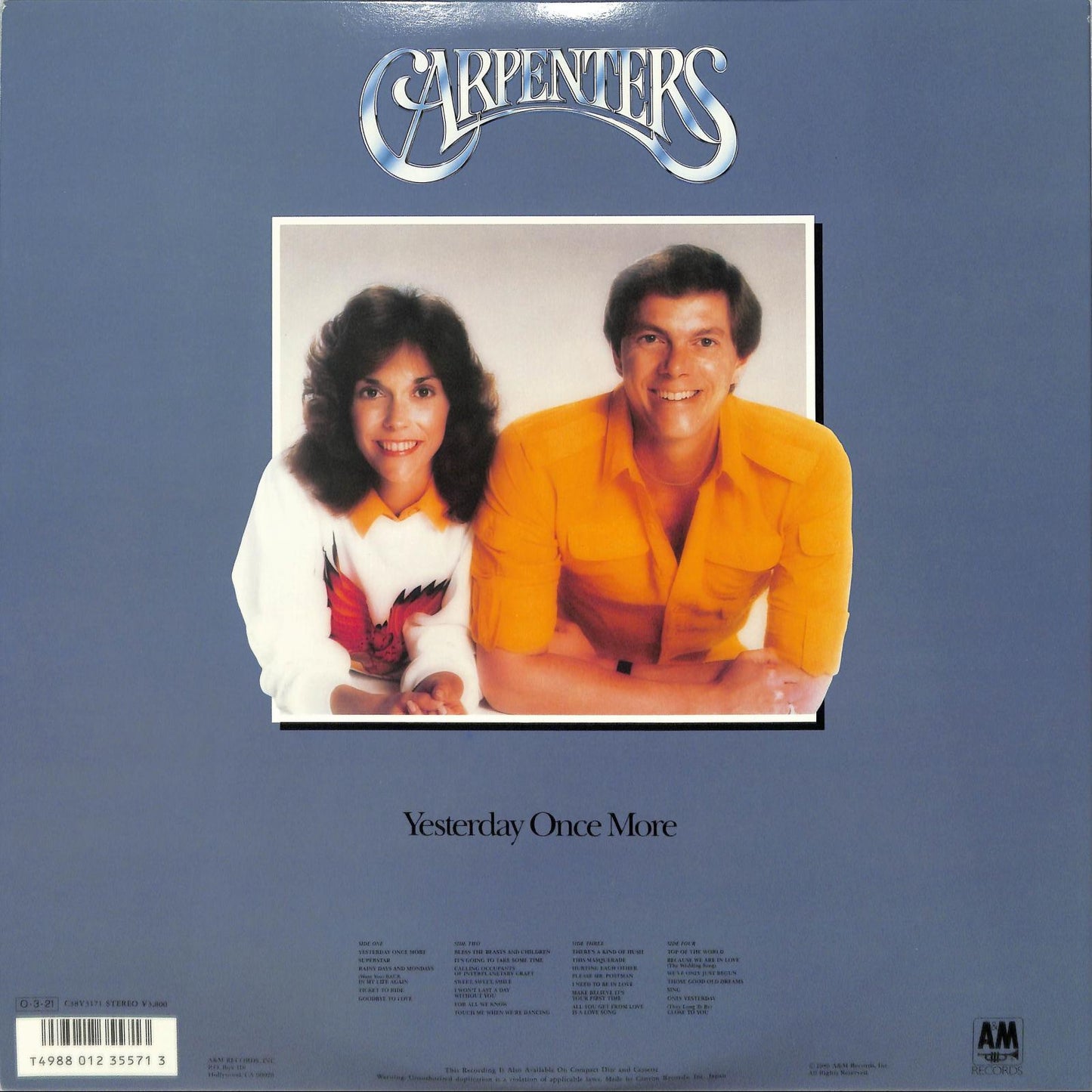 CARPENTERS - Yesterday Once More