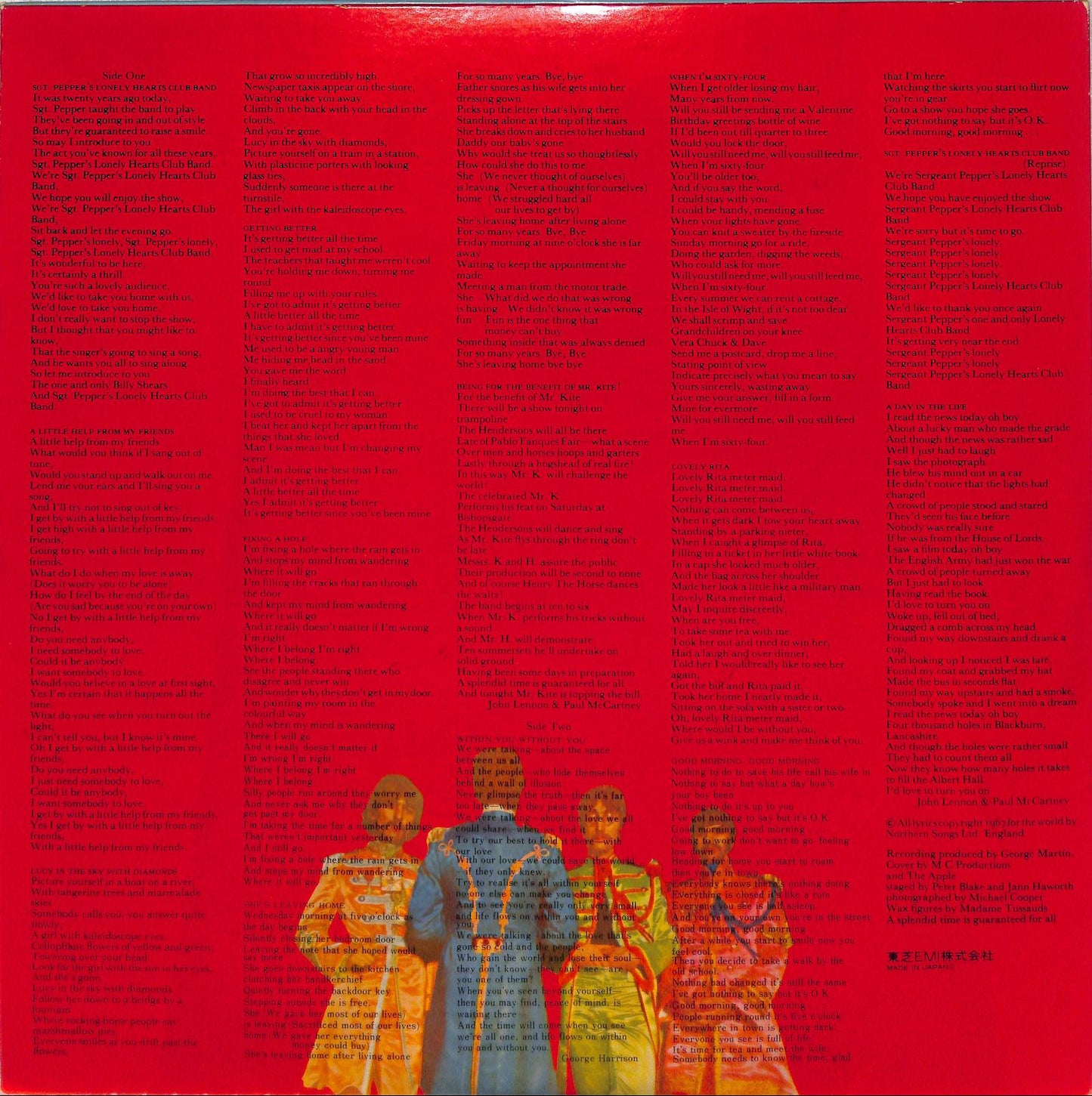 THE BEATLES - Sgt. Pepper's Lonely Hearts Club Band