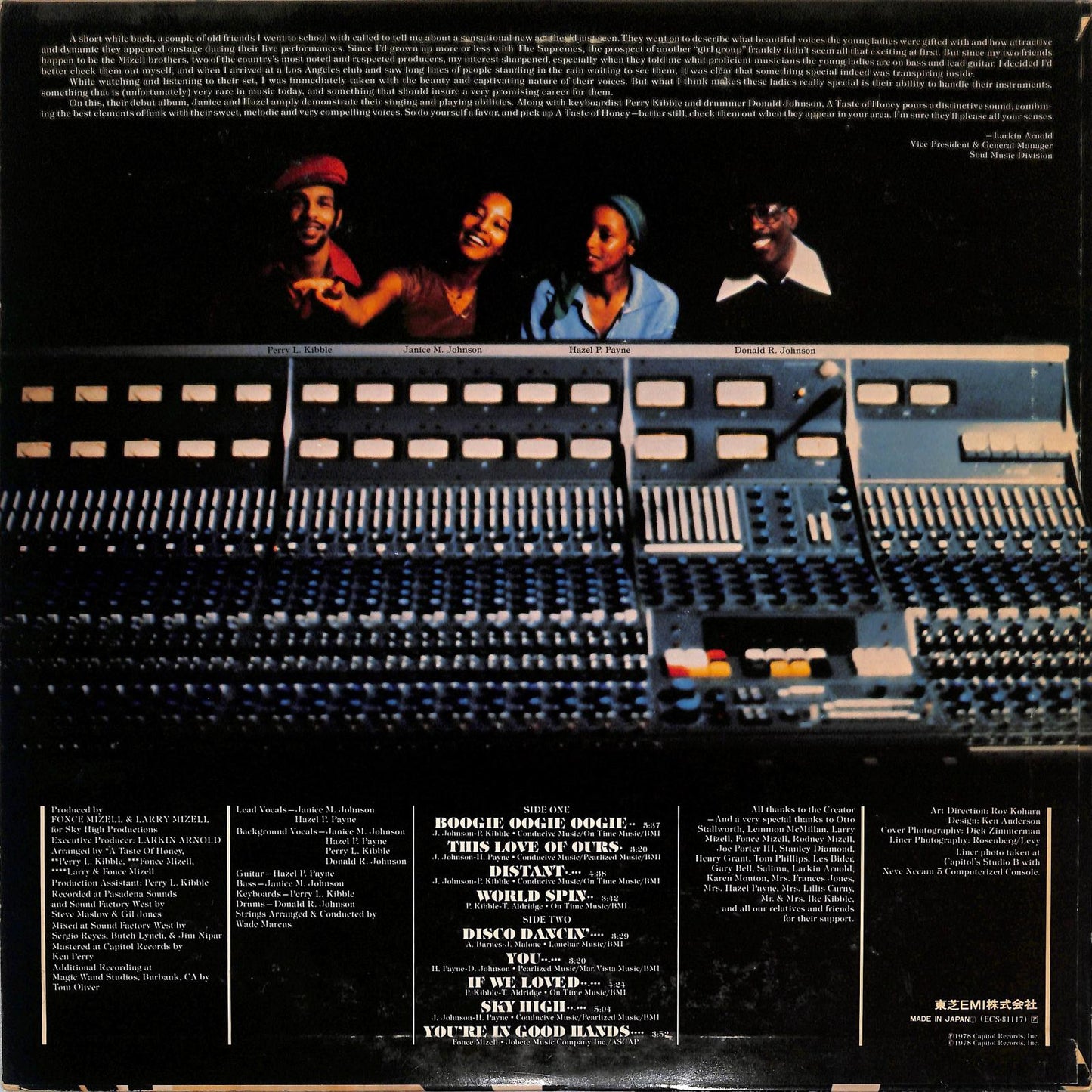 A TASTE OF HONEY - A Taste Of Honey