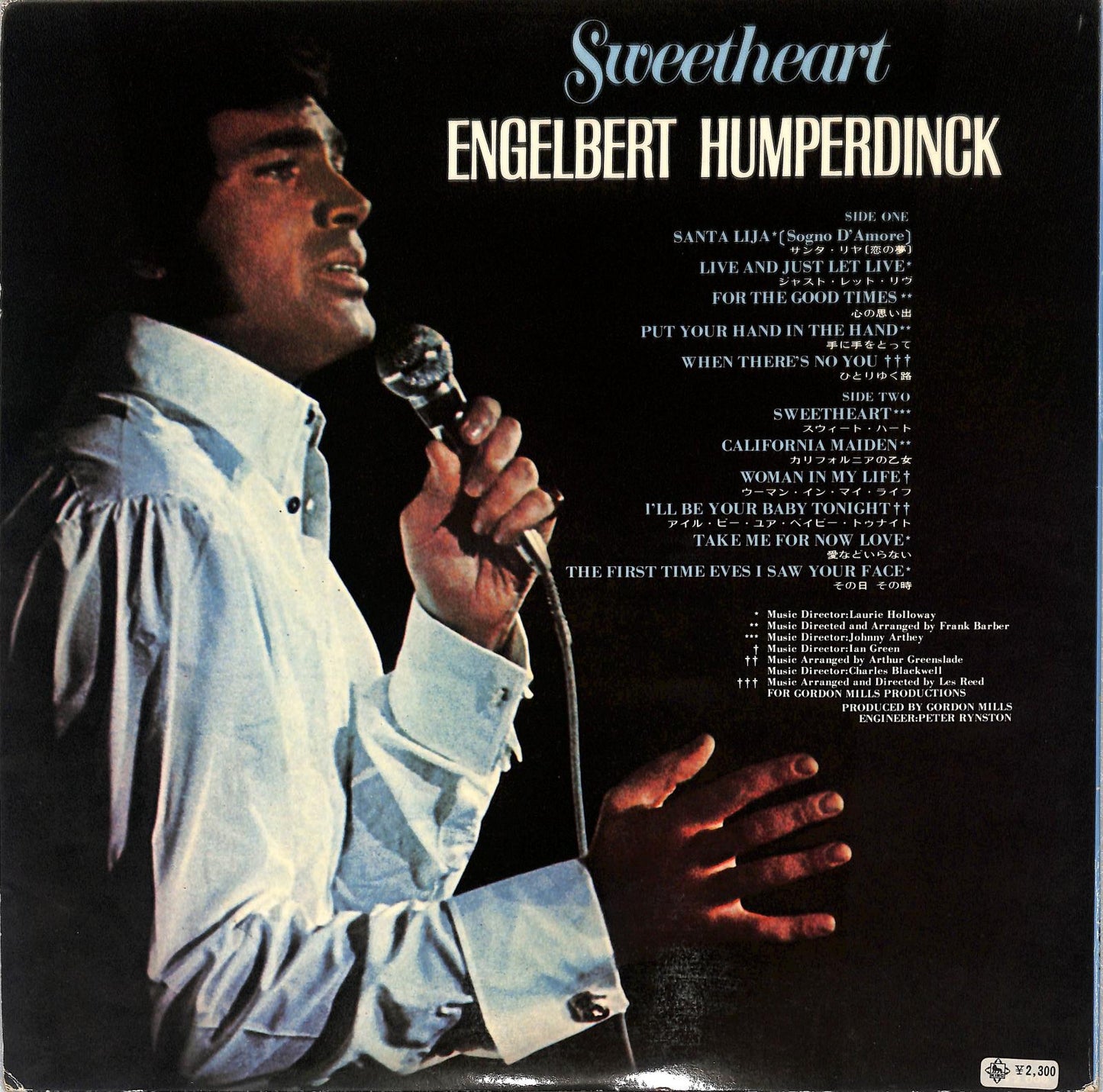 ENGELBERT HUMPERDINCK - Sweetheart
