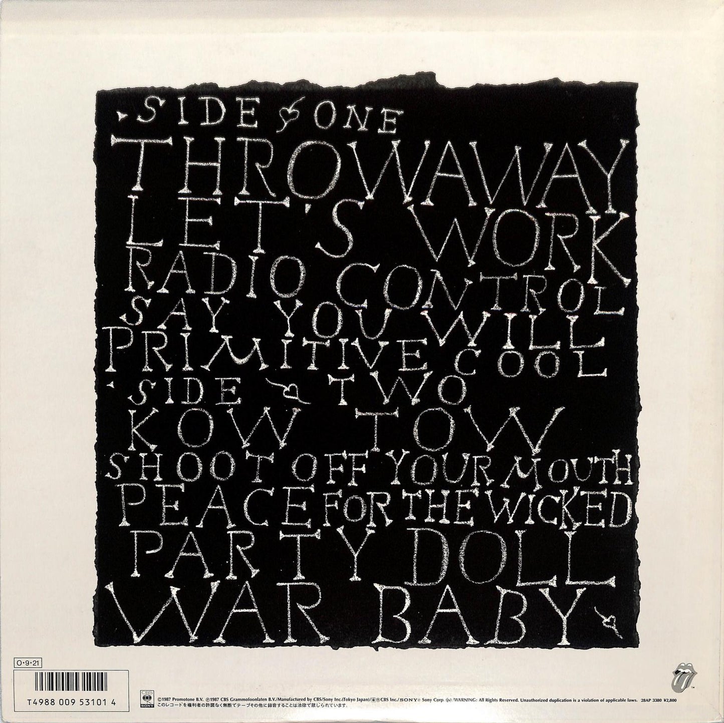 MICK JAGGER - Primitive Cool