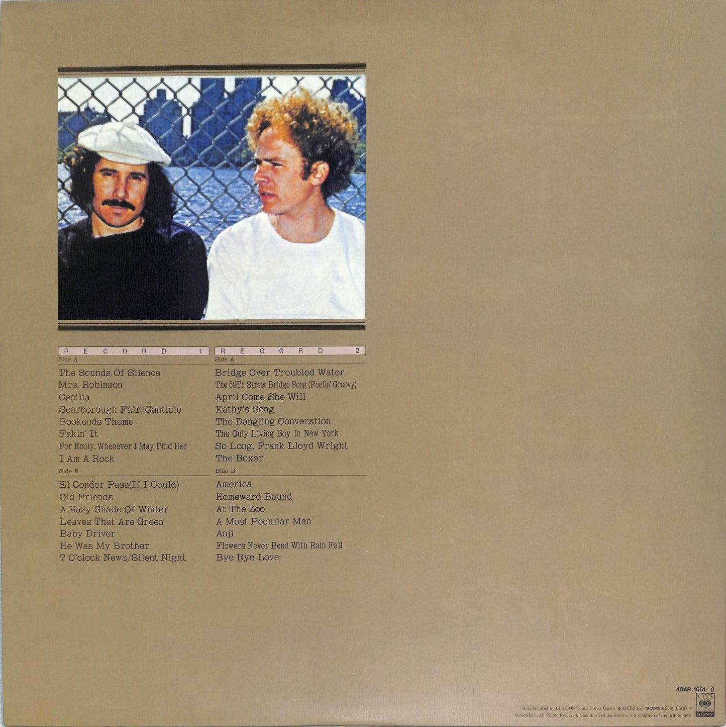 SIMON AND GARFUNKEL - Simon And Garfunkel