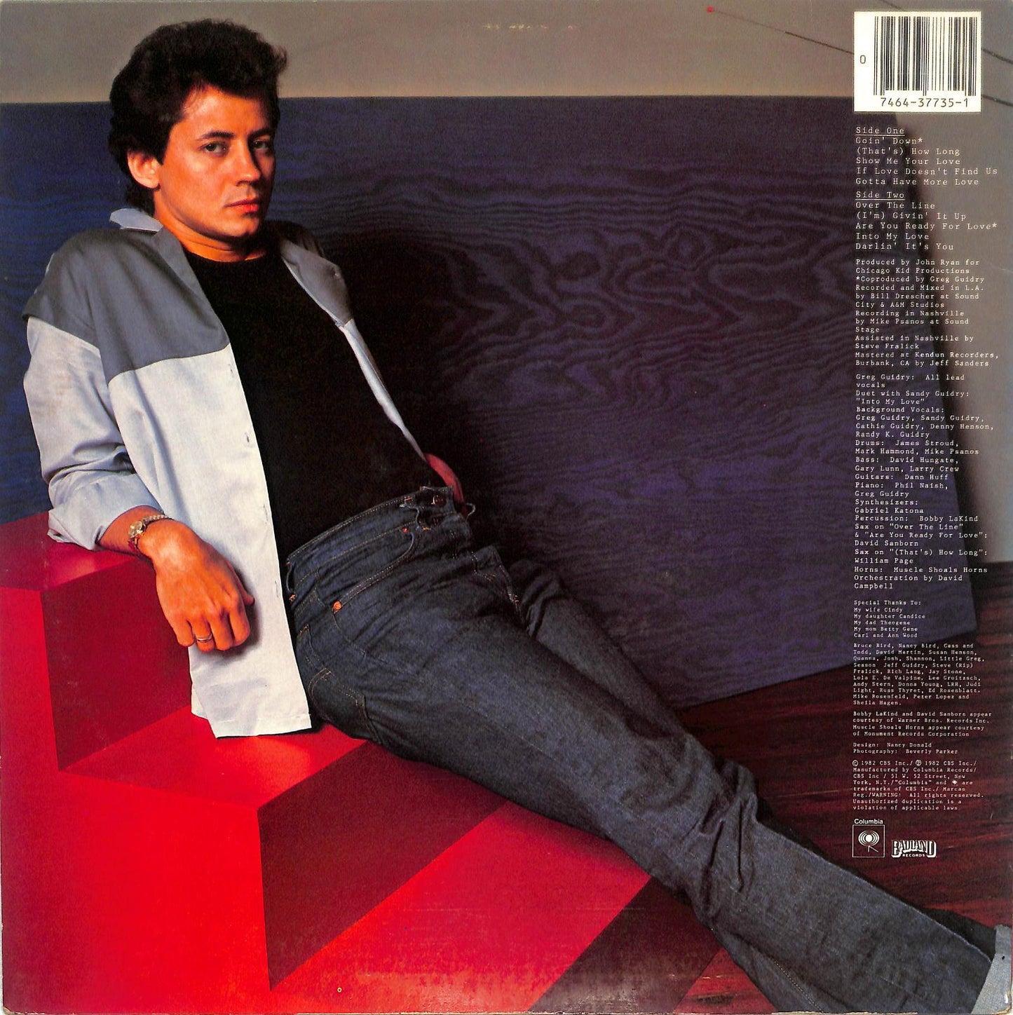 GREG GUIDRY - Over The Line
