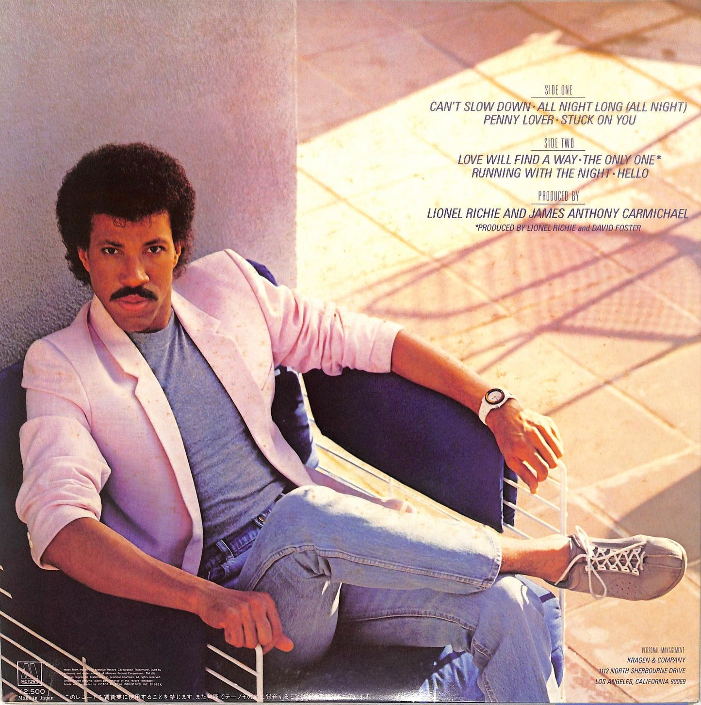 LIONEL RICHIE - Can't Slow Down