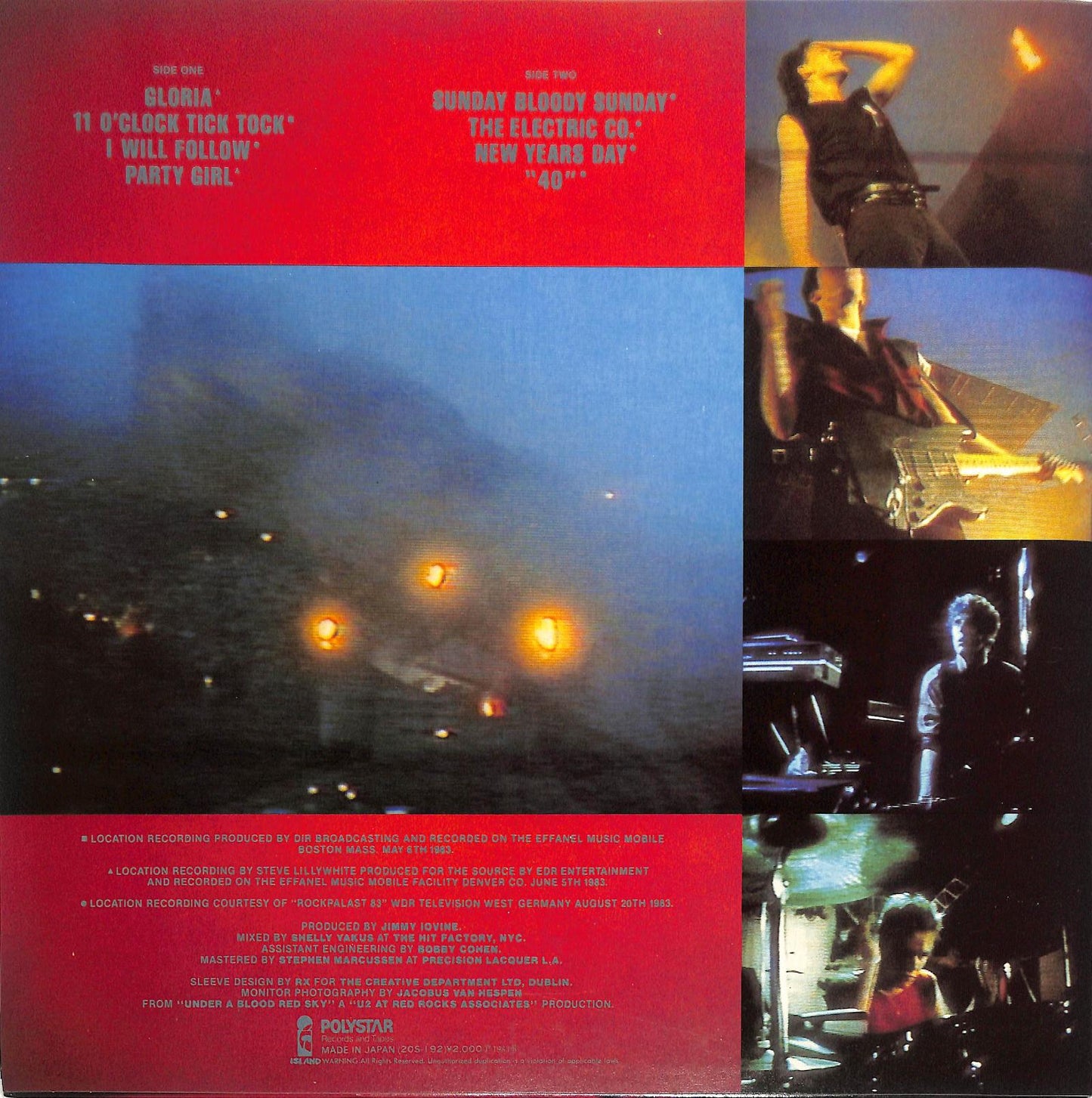 U2 - Live "Under A Blood Red Sky"