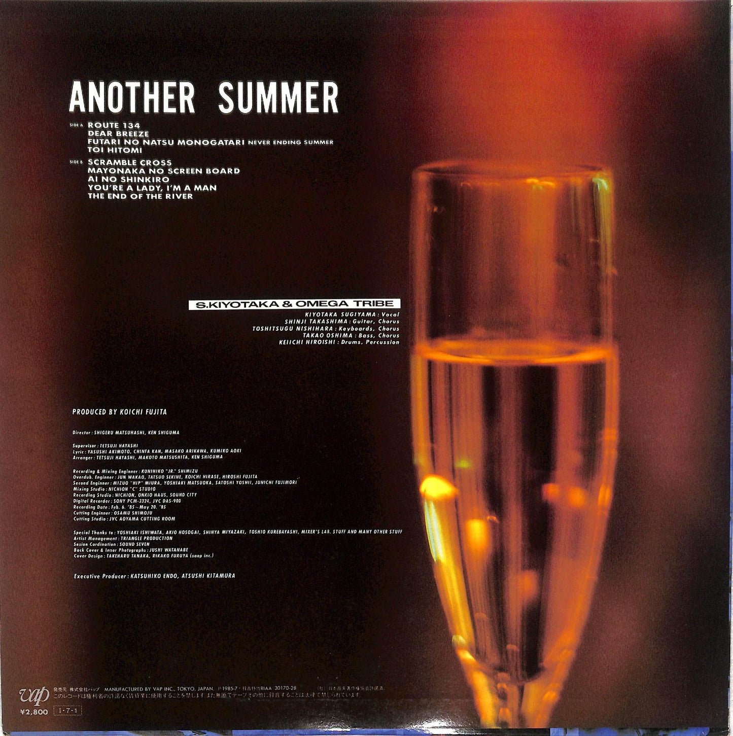 S. KIYOTAKA & OMEGA TRIBE - Another Summer