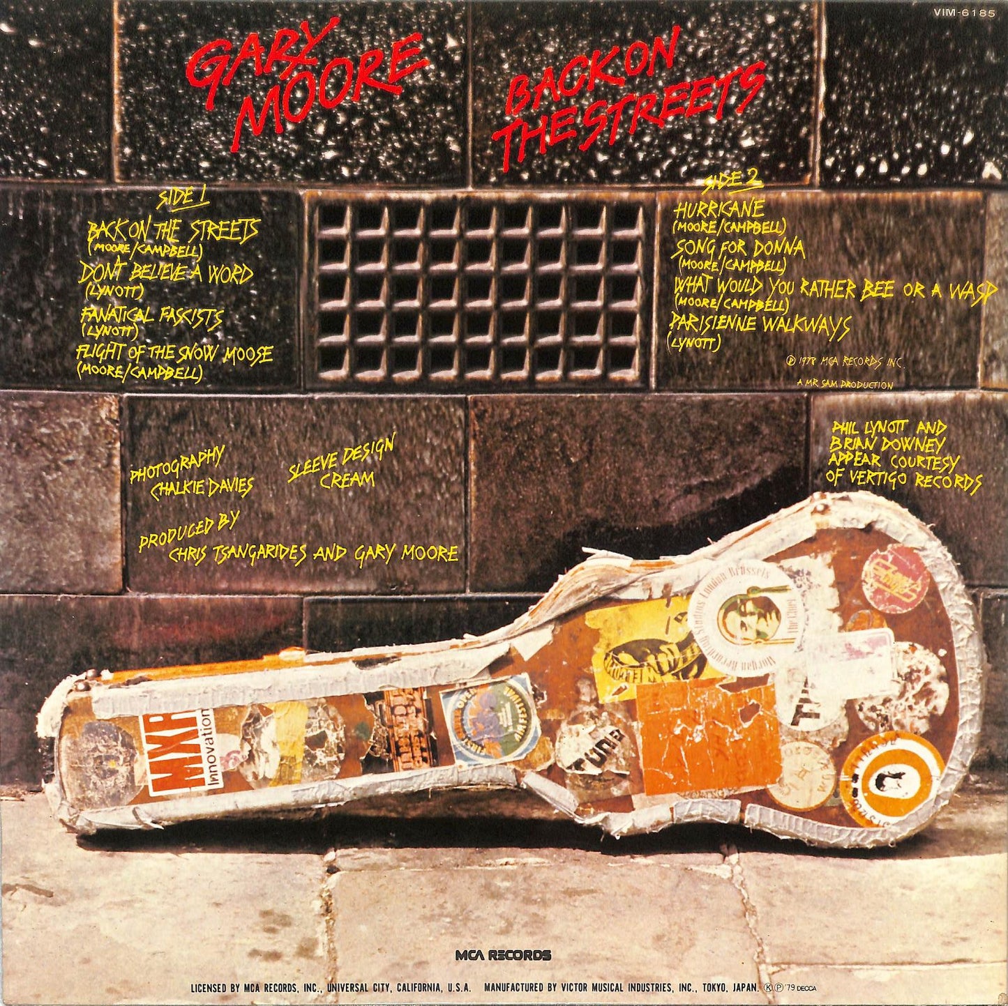 GARY MOORE - Back On The Streets