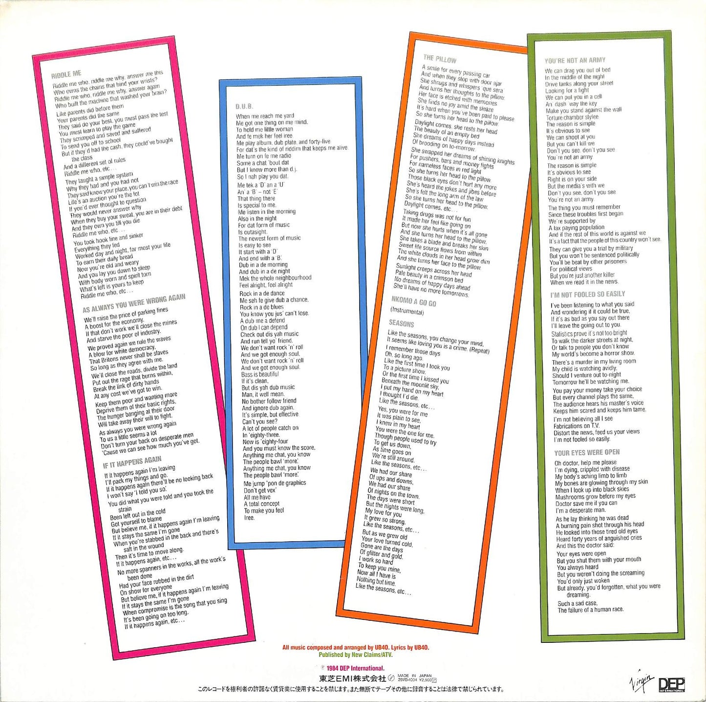 UB40 - Geffery Morgan