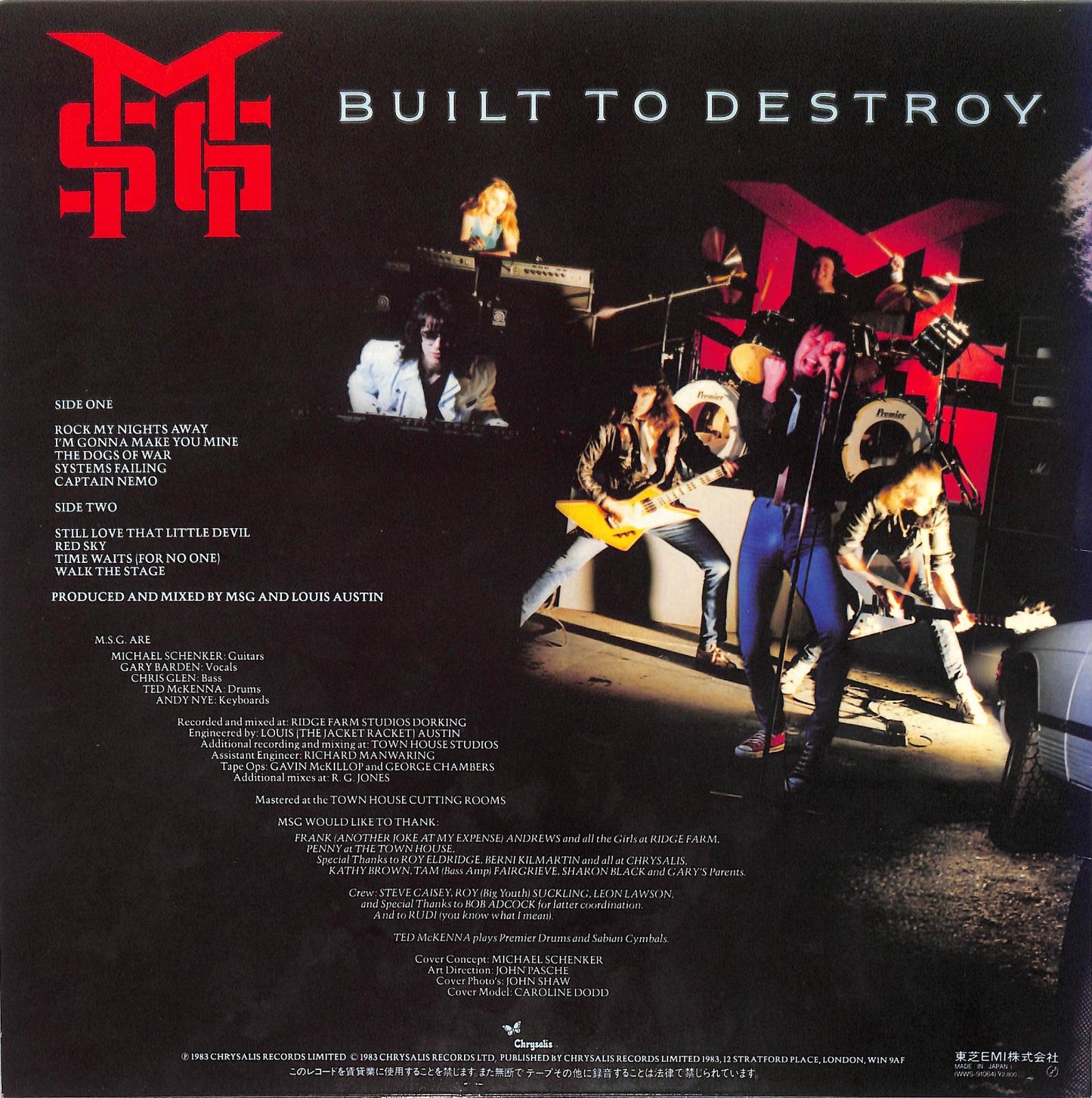 THE MICHAEL SCHENKER GROUP - Built To Destroy