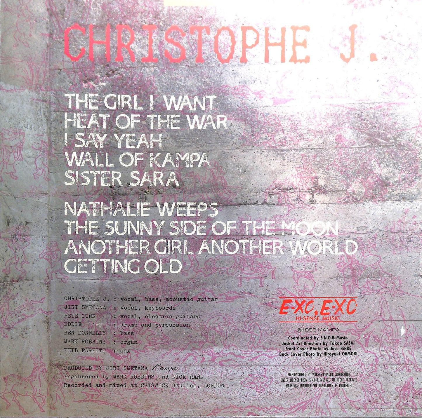 CHRISTOPHE J. - Sons Of Waterloo
