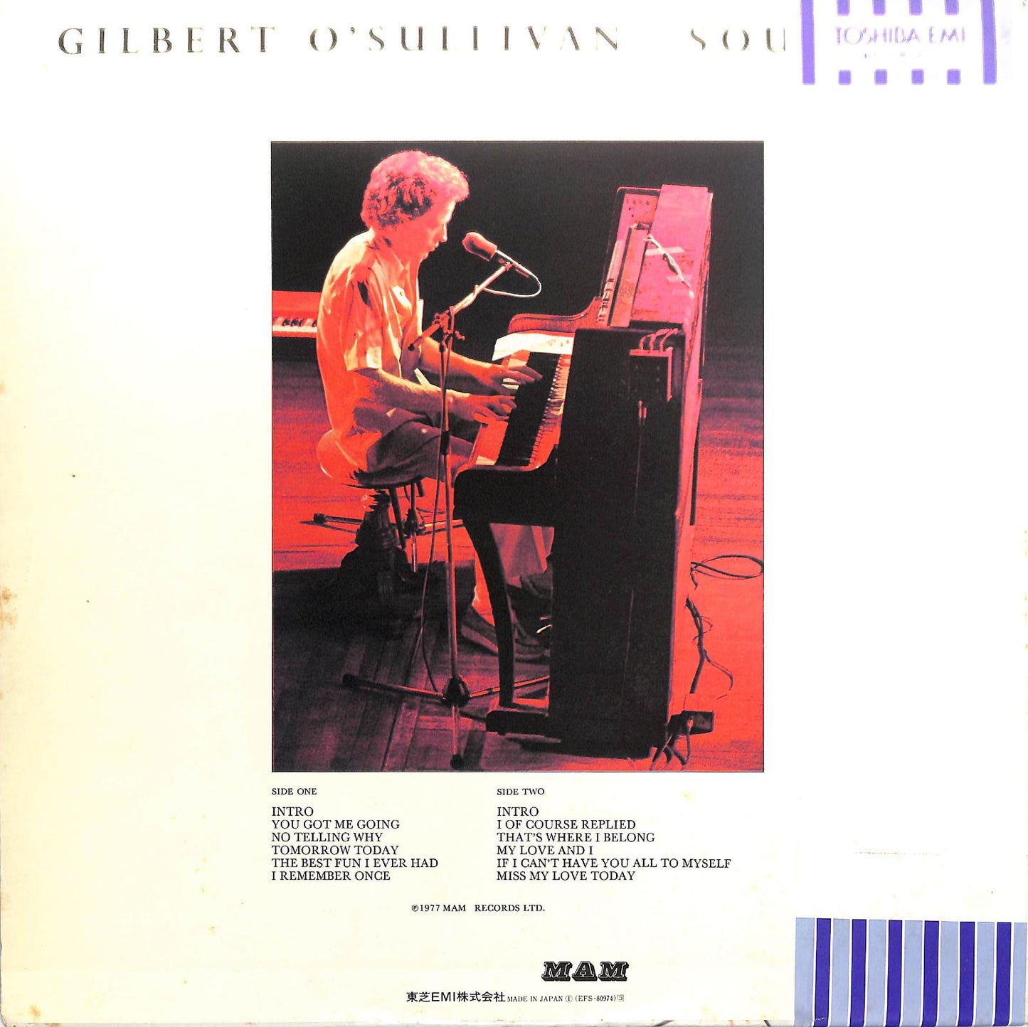 GILBERT O'SULLIVAN - Southpaw