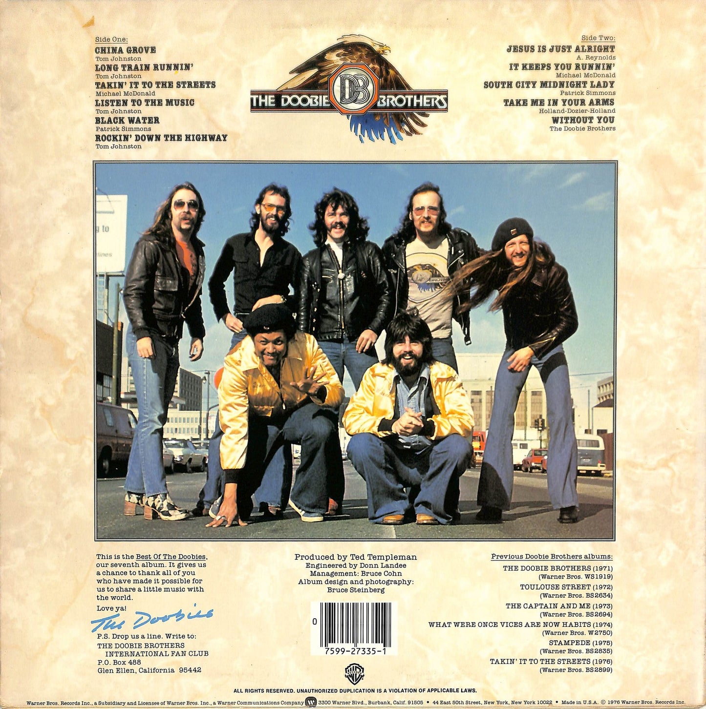 THE DOOBIE BROTHERS - Best Of The Doobies