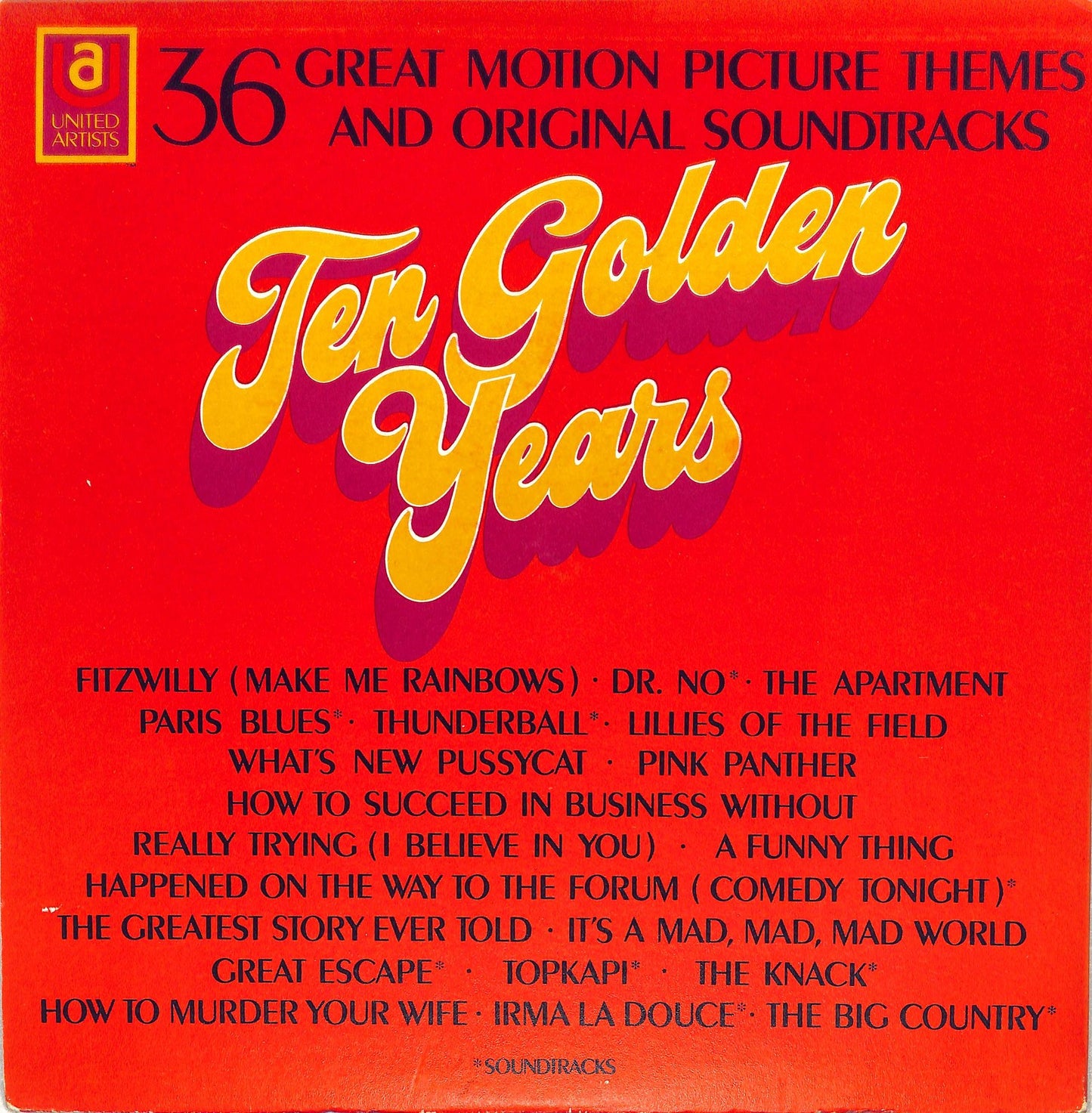 VA - Ten Golden Years / 36 Great Motion Picture Themes And Original Soundtracks
