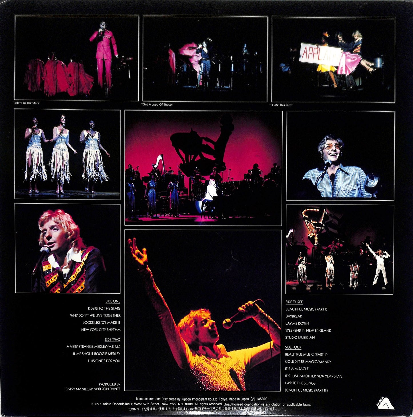 BARRY MANILOW - Live