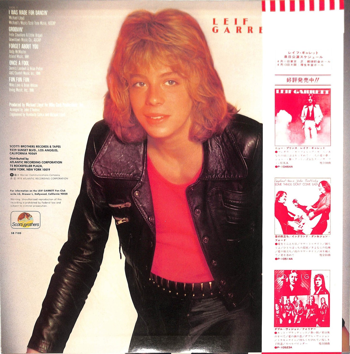 LEIF GARRET - Feel The Need
