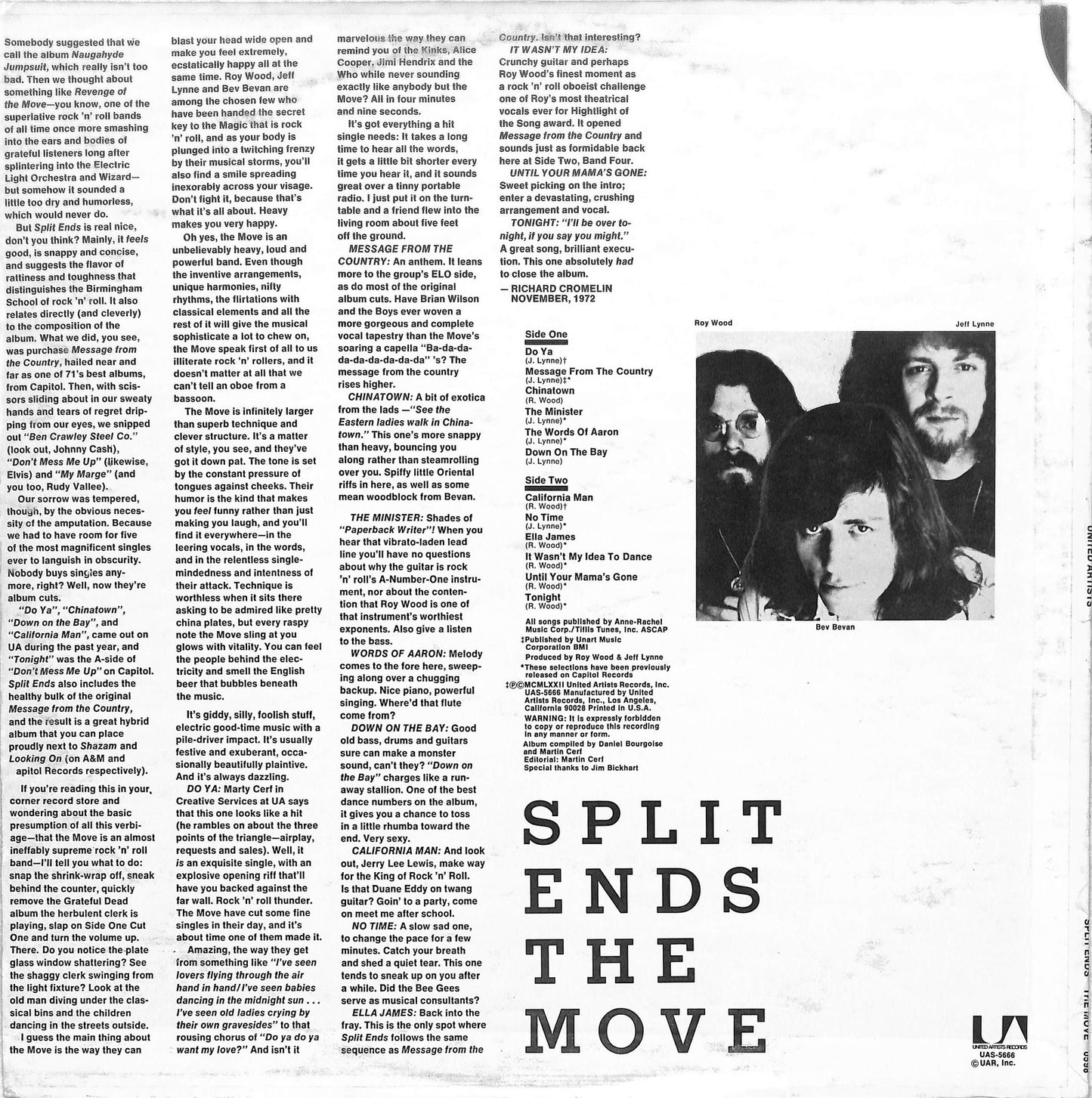 THE MOVE - Split Ends