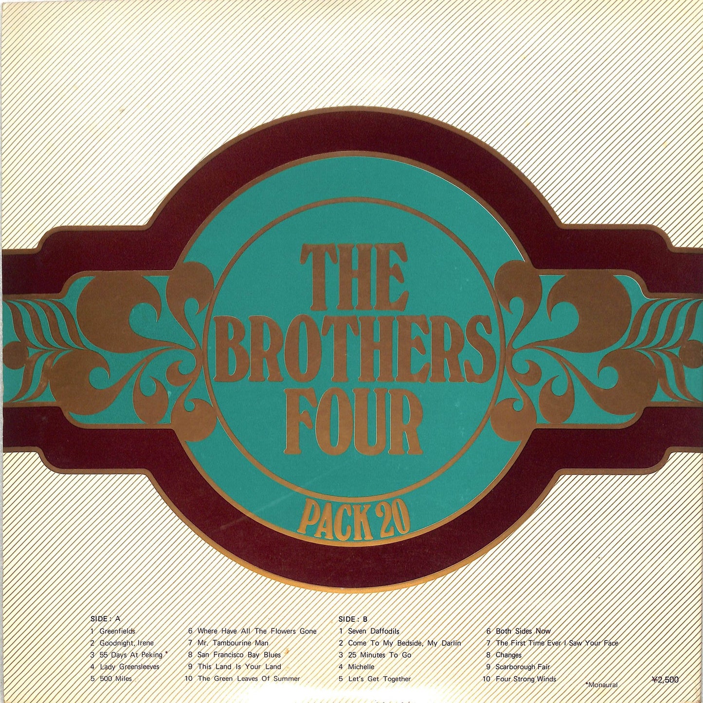 THE BROTHERS FOUR - Pack 20