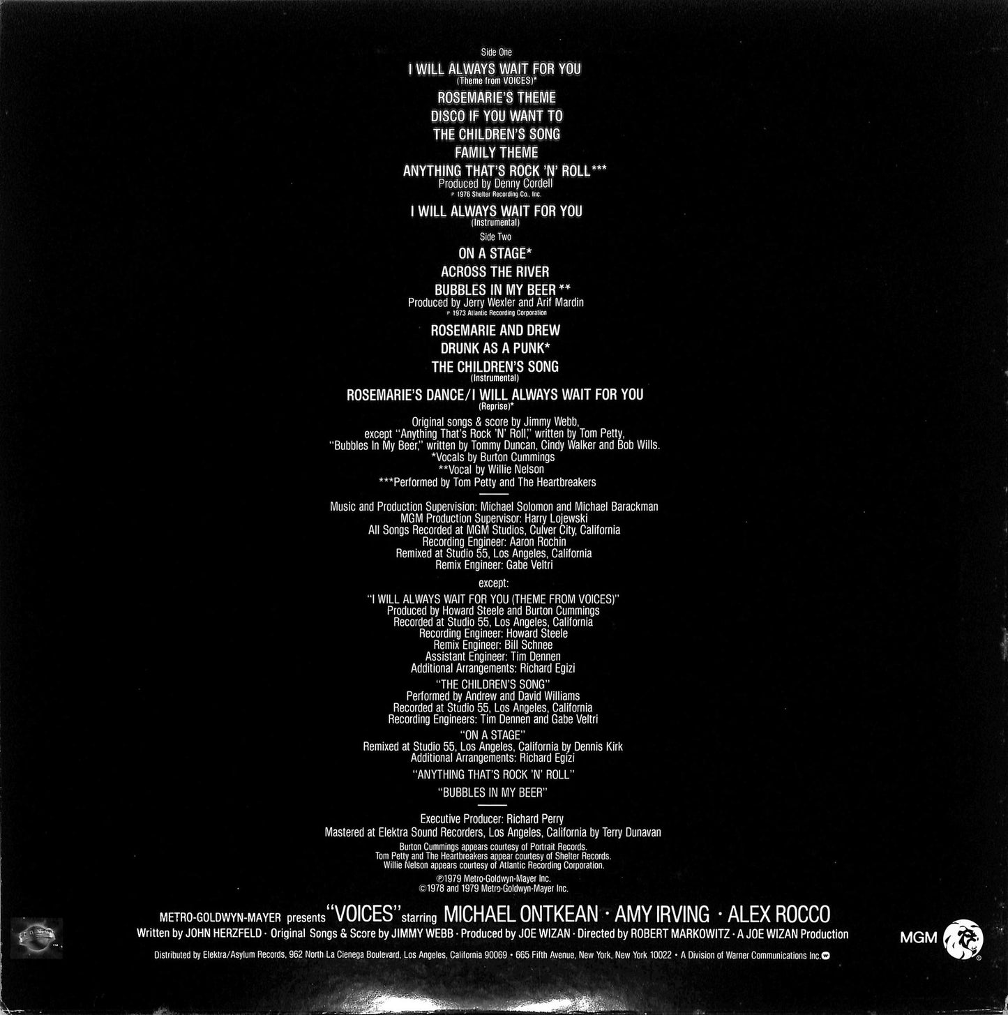 JIMMY WEBB - Selections From The Motion Picture Soundtrack "Voices"