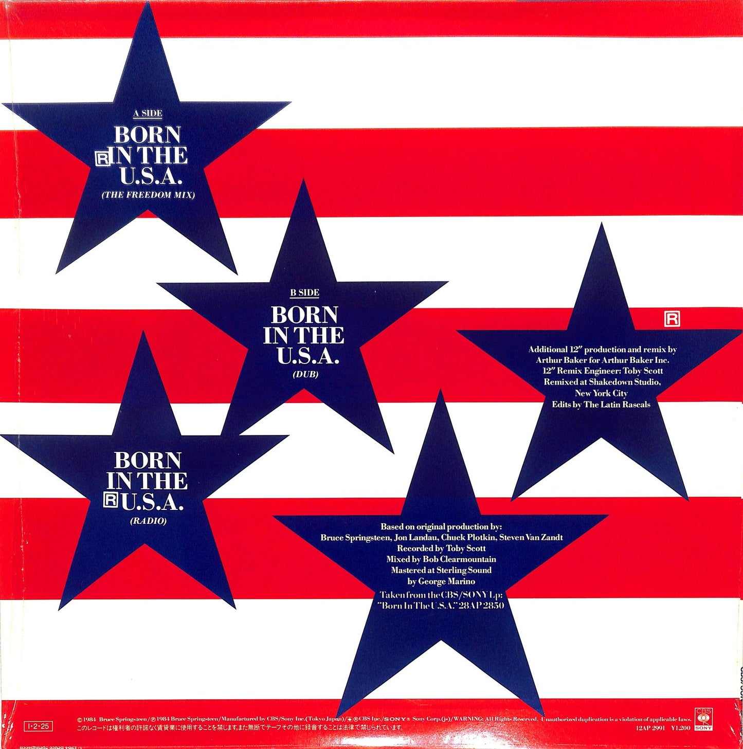 BRUCE SPRINGSTEEN - Born In The U.S.A.