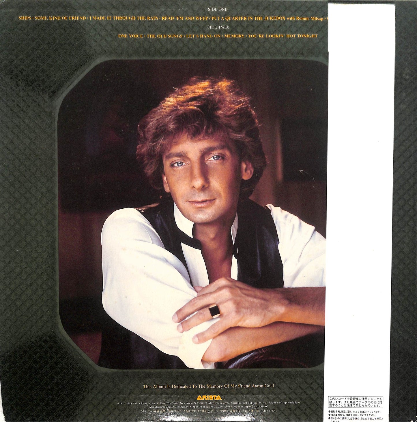 BARRY MANILOW - Greatest Hits Vol. II