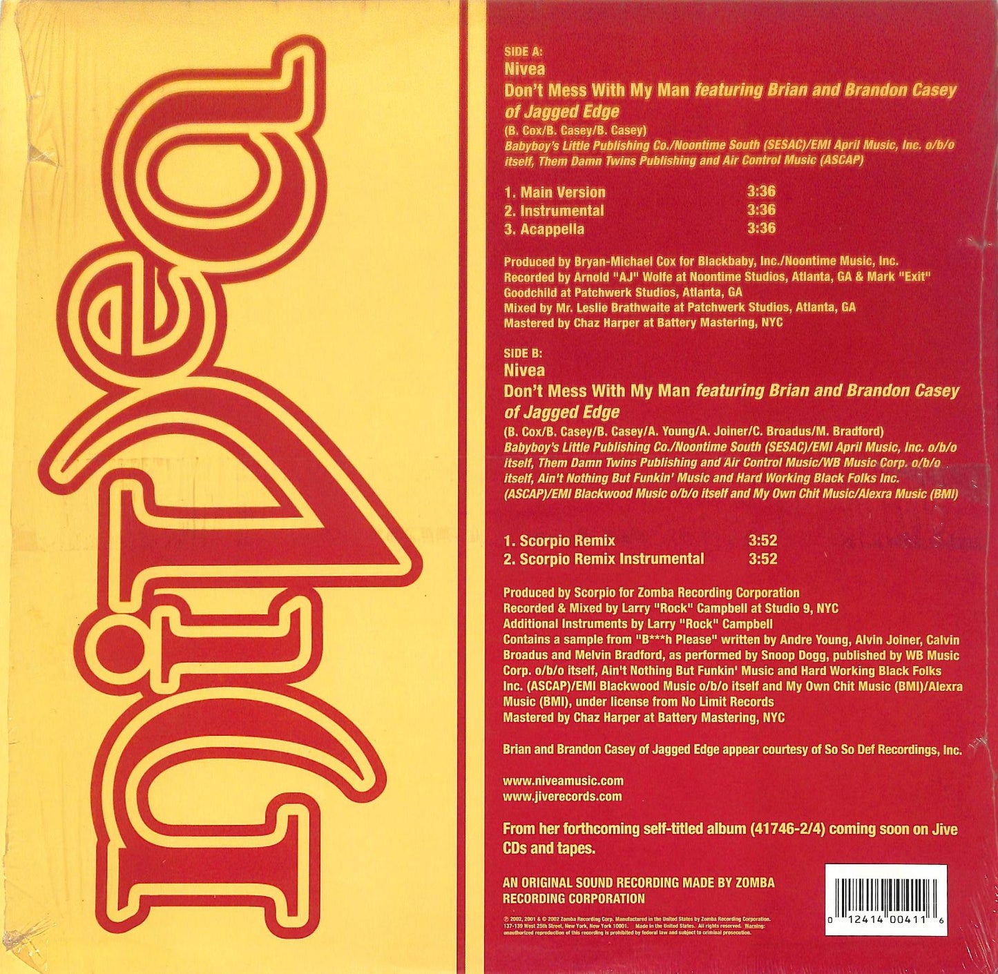 Nivea - Don't Mess With My Man (The Scorpio Remix)