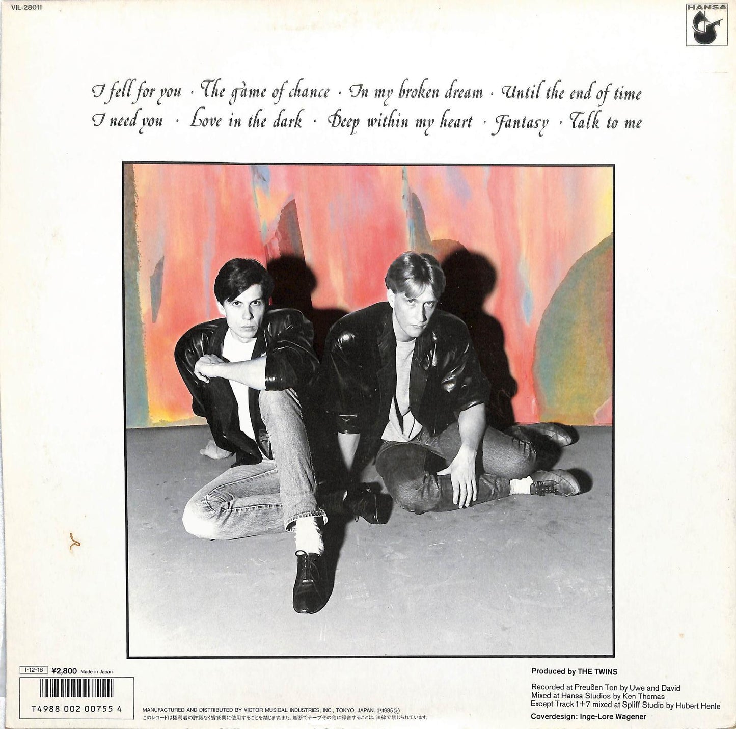 THE TWINS - Until The End Of Time