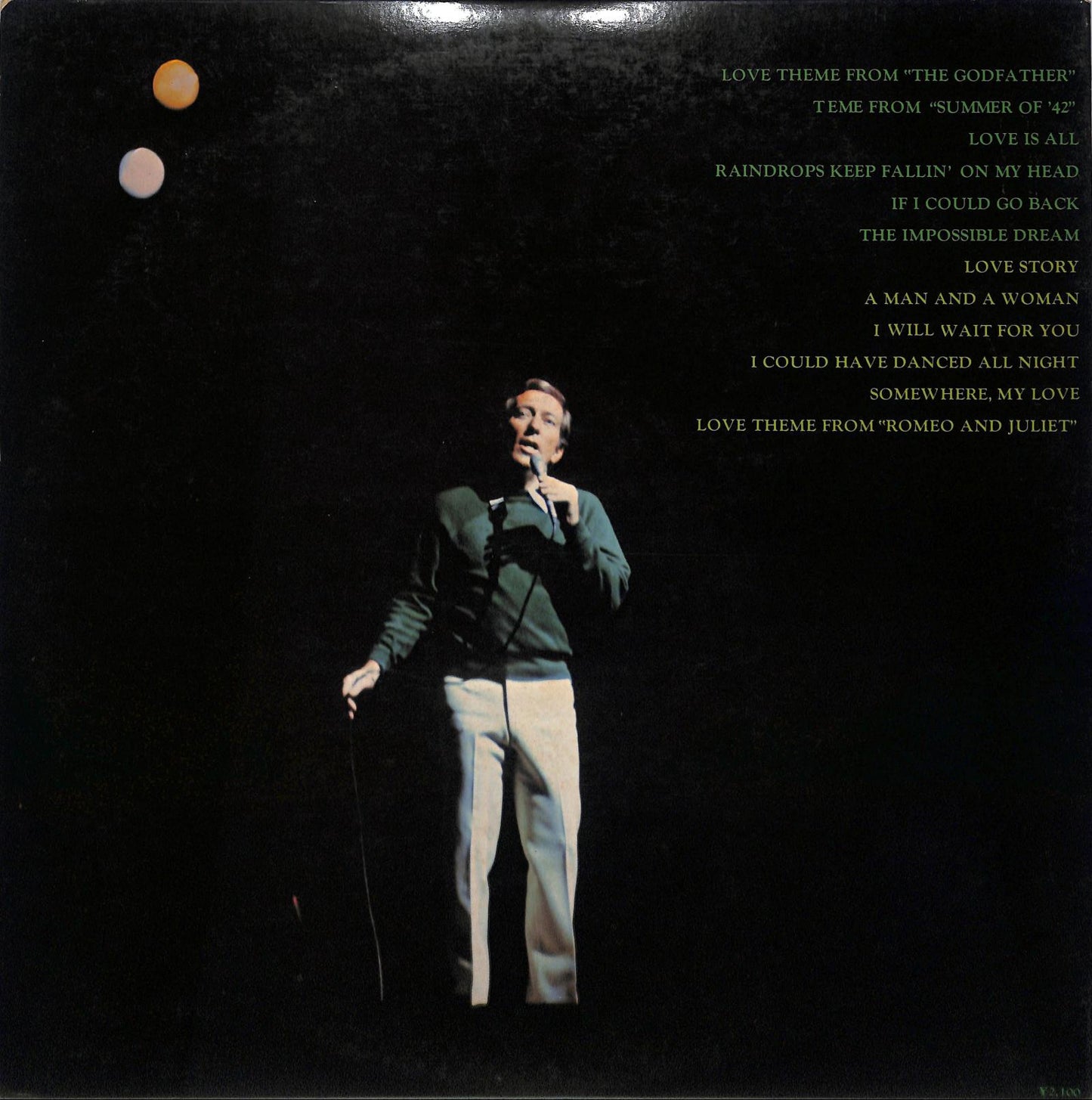 ANDY WILLIAMS - Andy Williams Sings Screen Hits