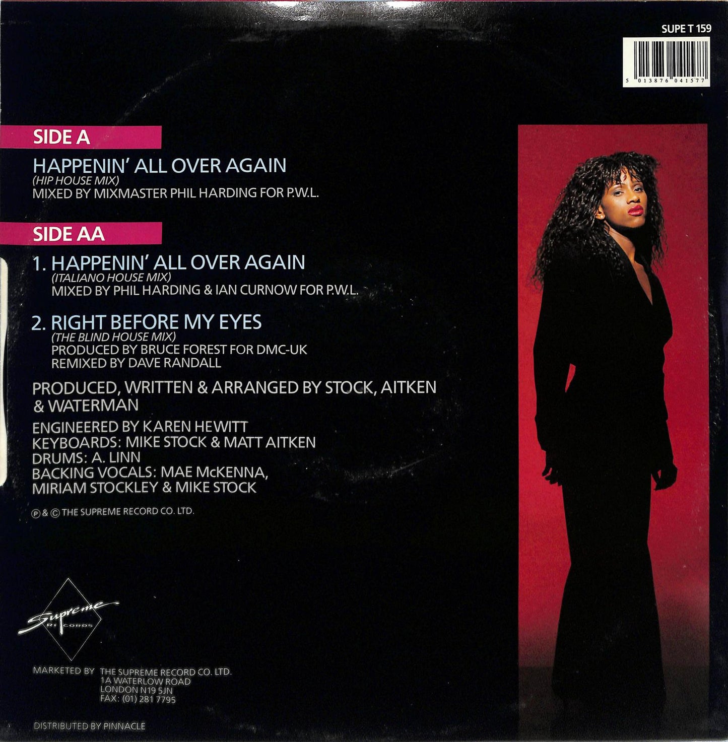 LONNIE GORDON - Happenin' All Over Again