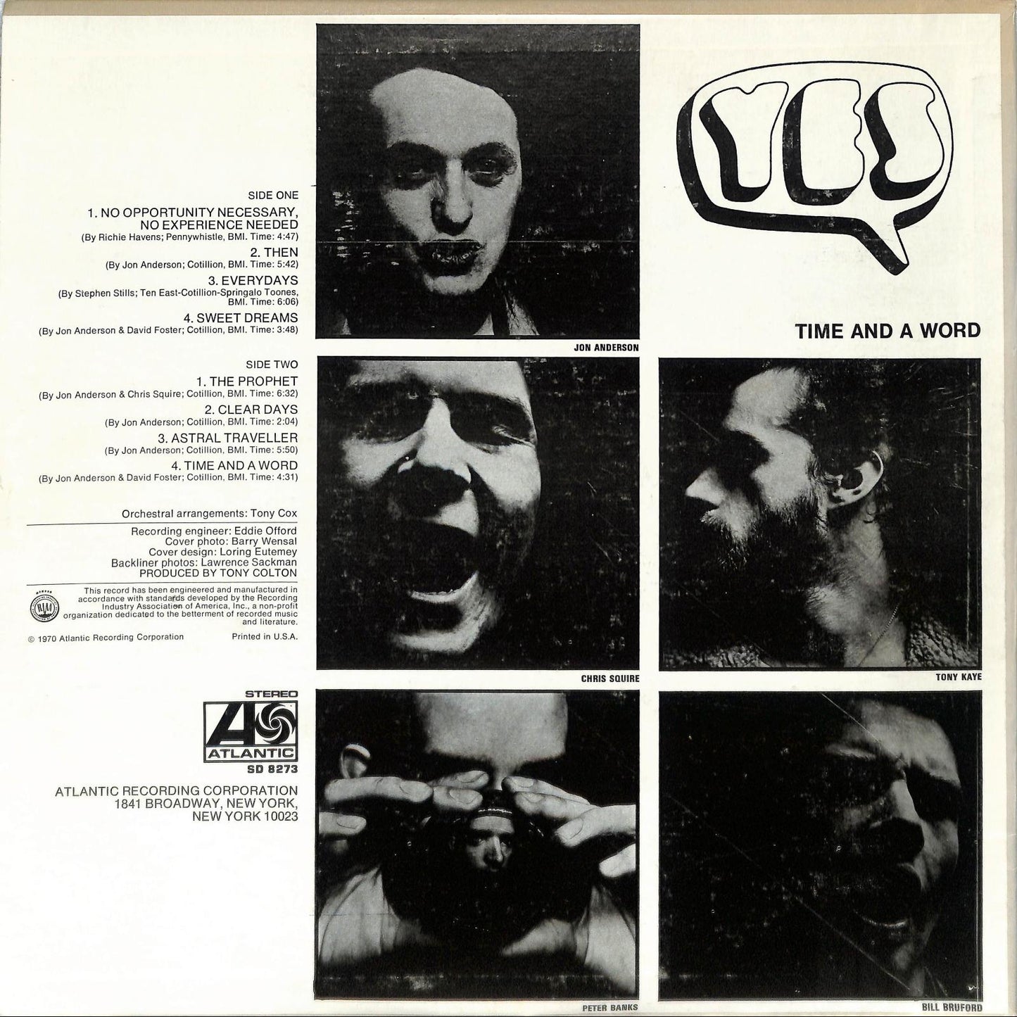 YES - Time And A Word