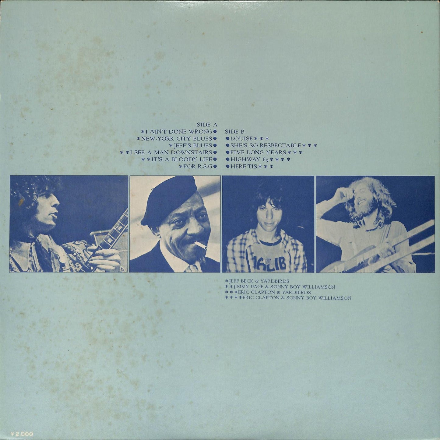 JEFF BECK, JIMMY PAGE, ERIC CLAPTON - Beck, Page & Clapton cover