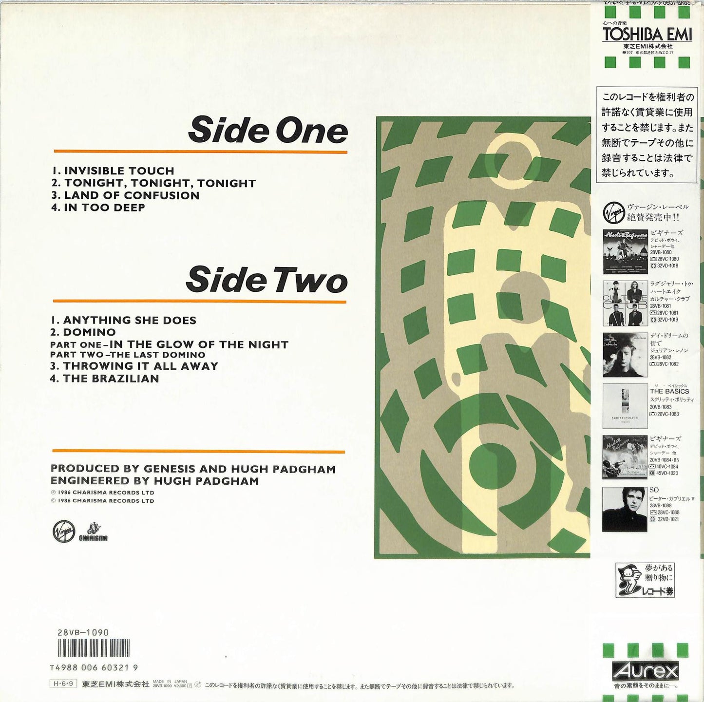 GENESIS - Invisible Touch