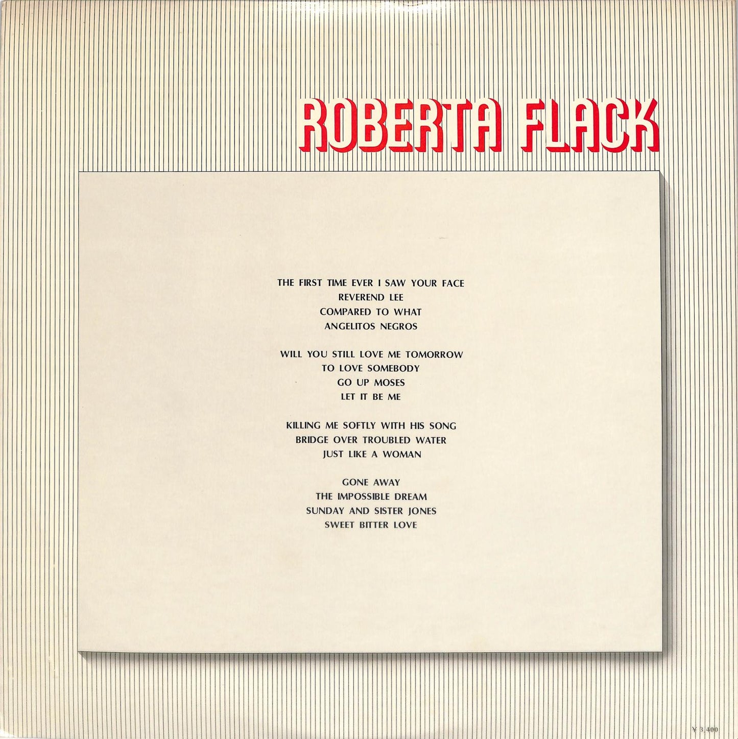 ROBERTA FLACK - Roberta Flack