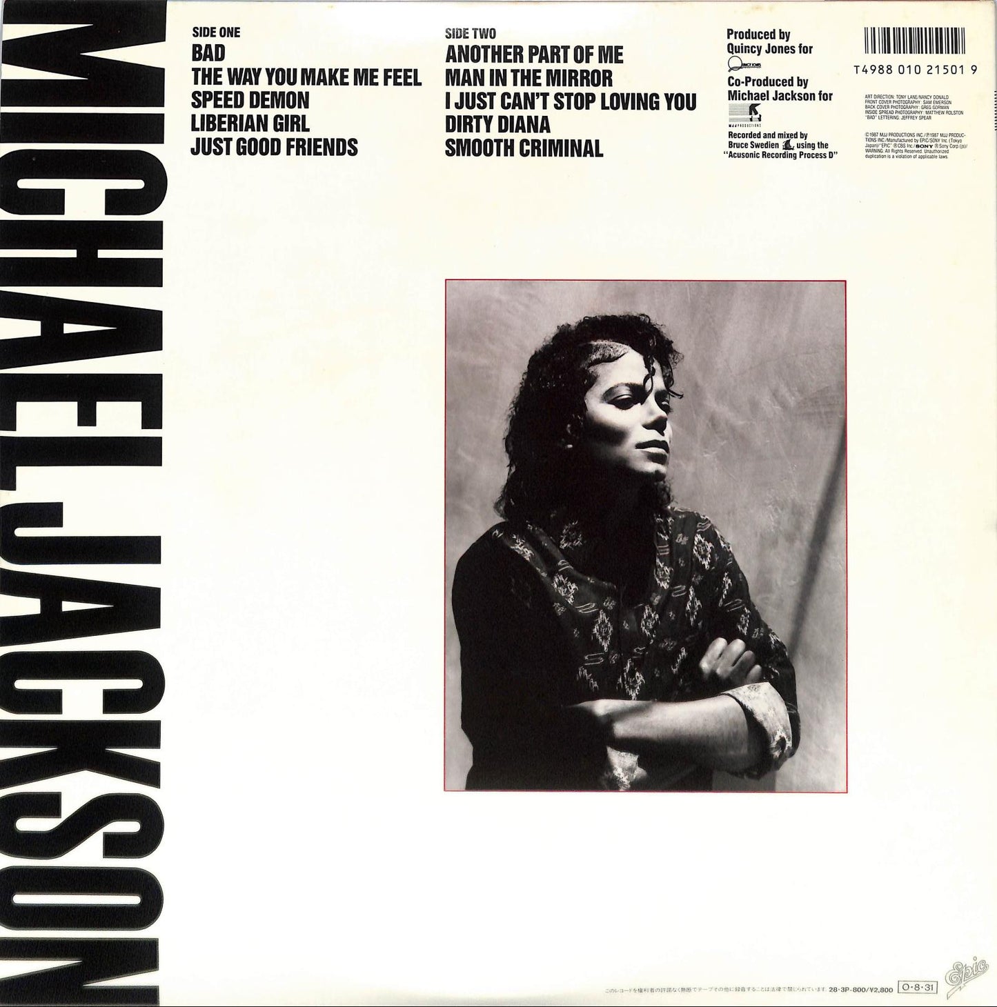 MICHAEL JACKSON - Bad
