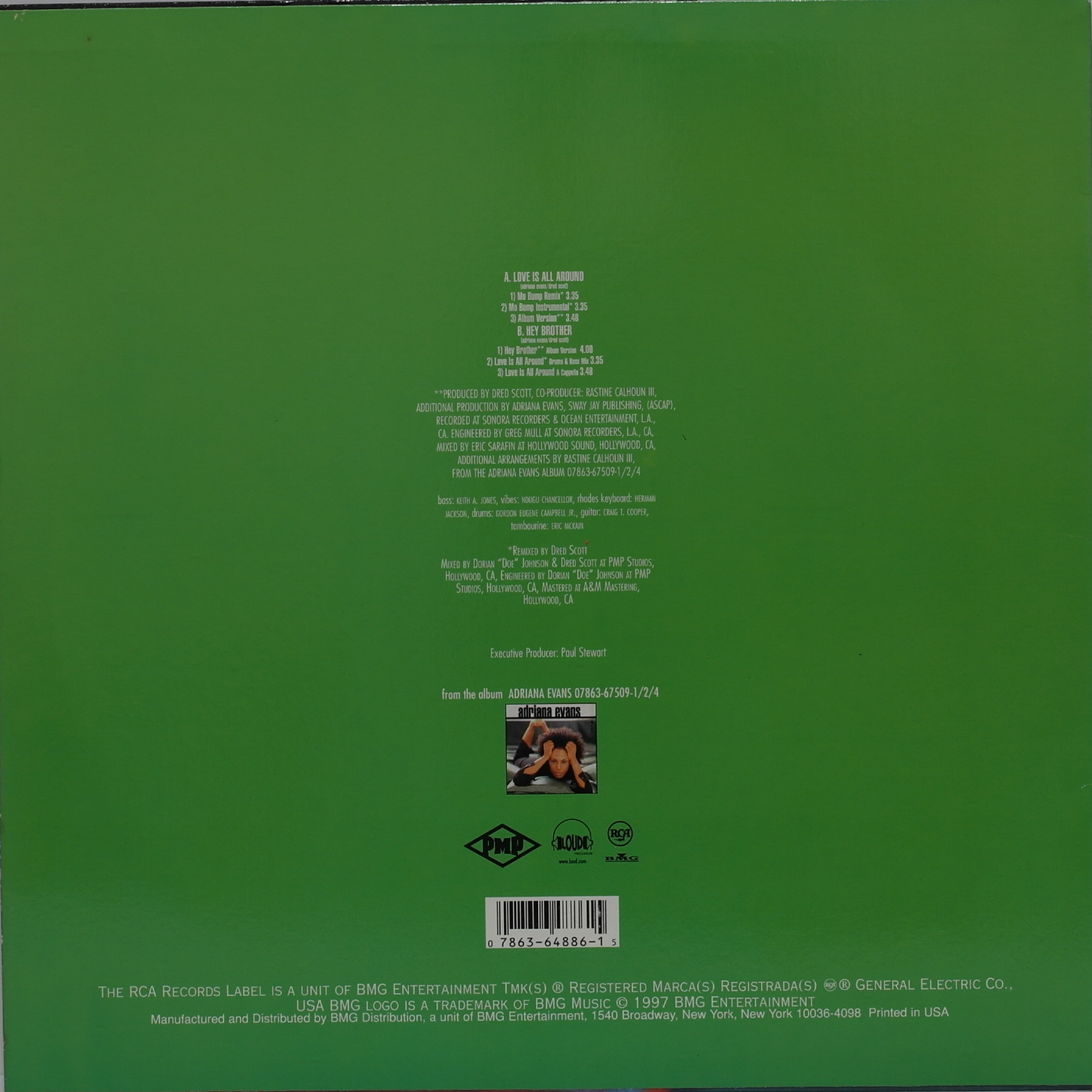 ADRIANA EVANS - Love Is All Around (12" Single)