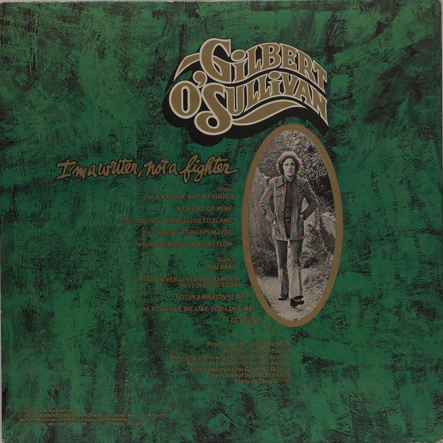 GILBERT O'SULLIVAN - I'm a Writer, Not a Fighter