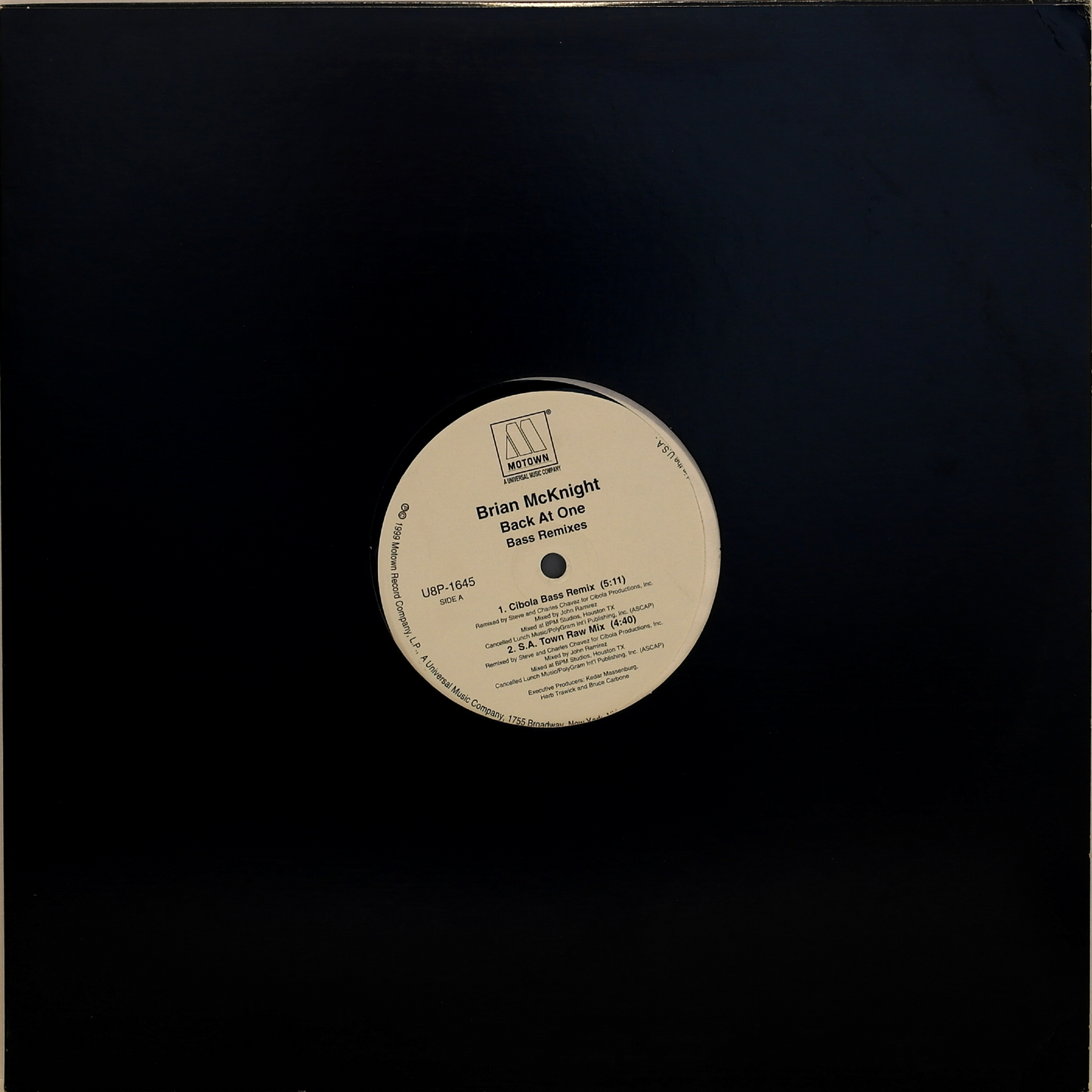 BRIAN MCKNIGHT - Back At One (Bass Remixes)