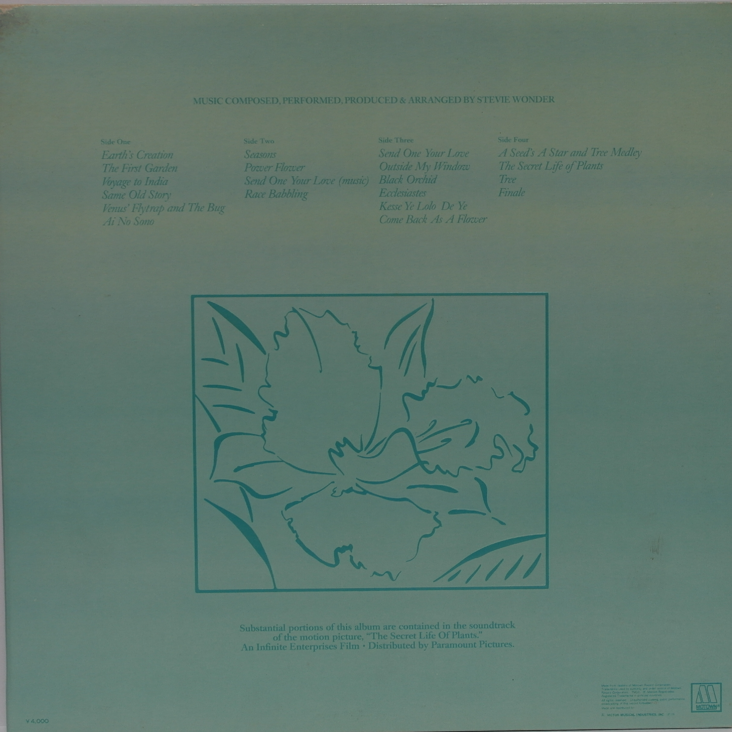 STEVIE WONDER - Journey Through The Secret Life Of Plants