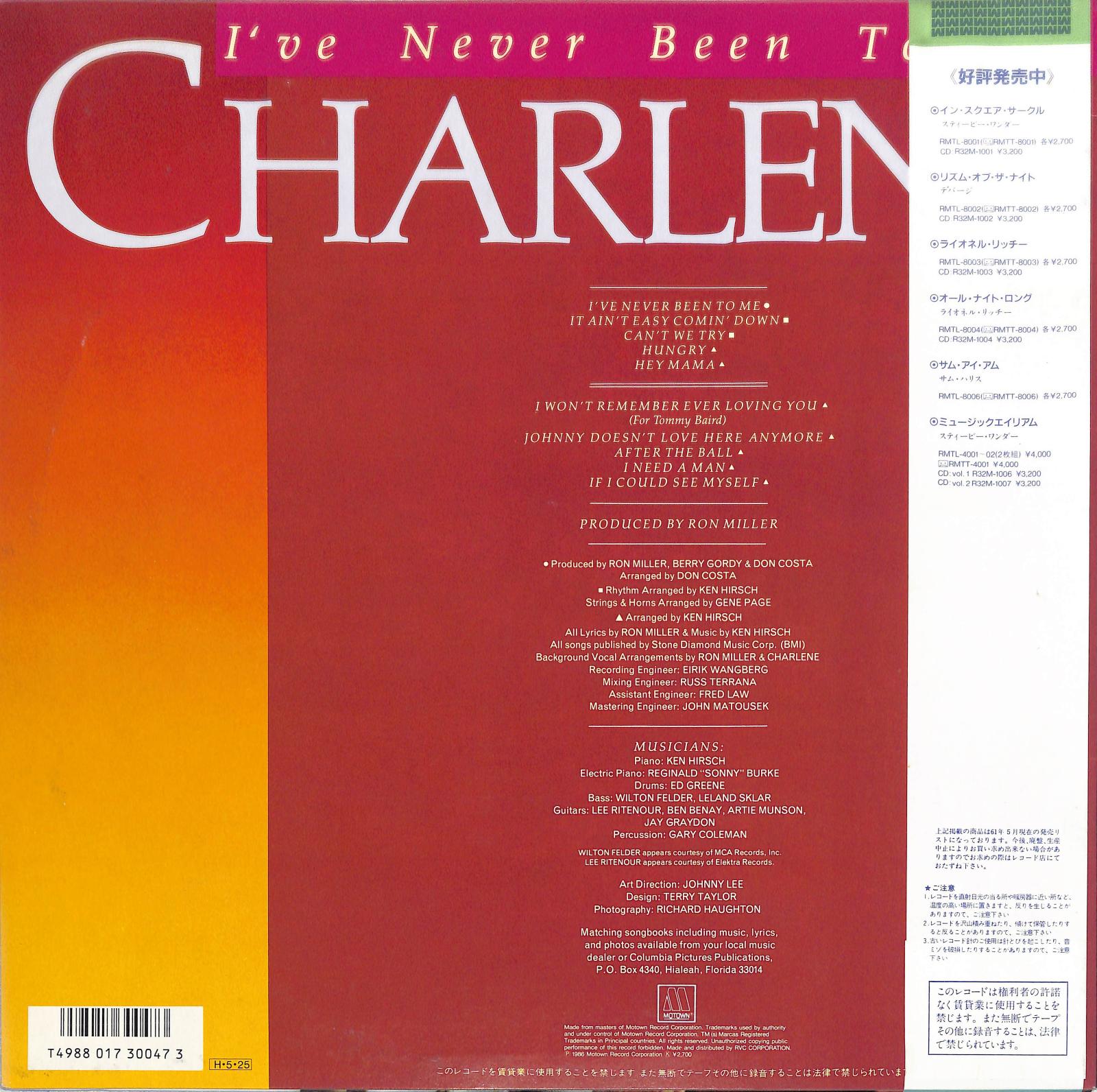 CHARLENE - I've Never Been To Me