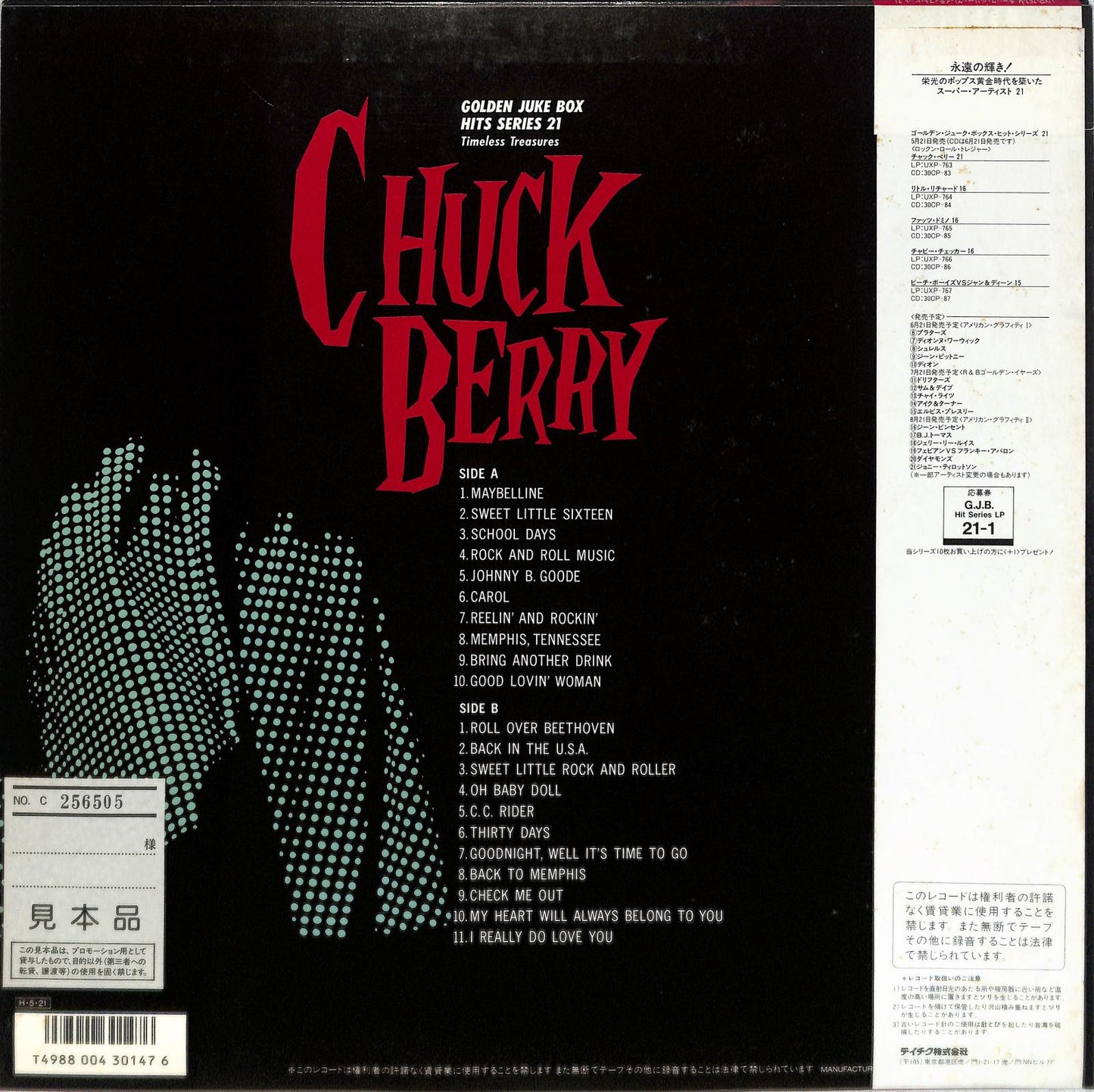 CHUCK BERRY - The Greatest Hits 21