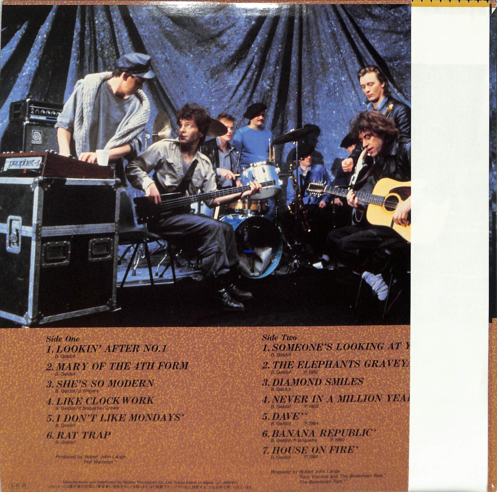 THE BOOMTOWN RATS - The Boomtown Rats