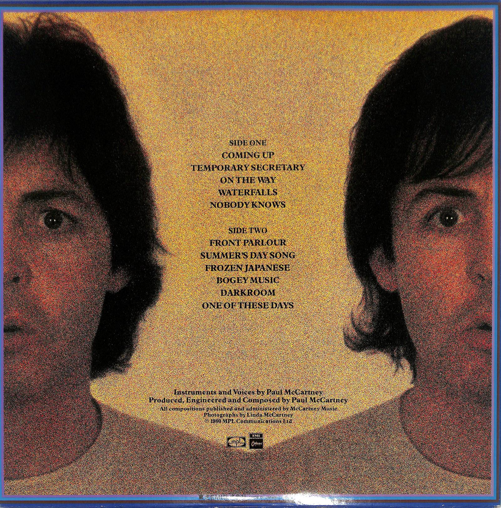 PAUL MCCARTNEY - McCartney II