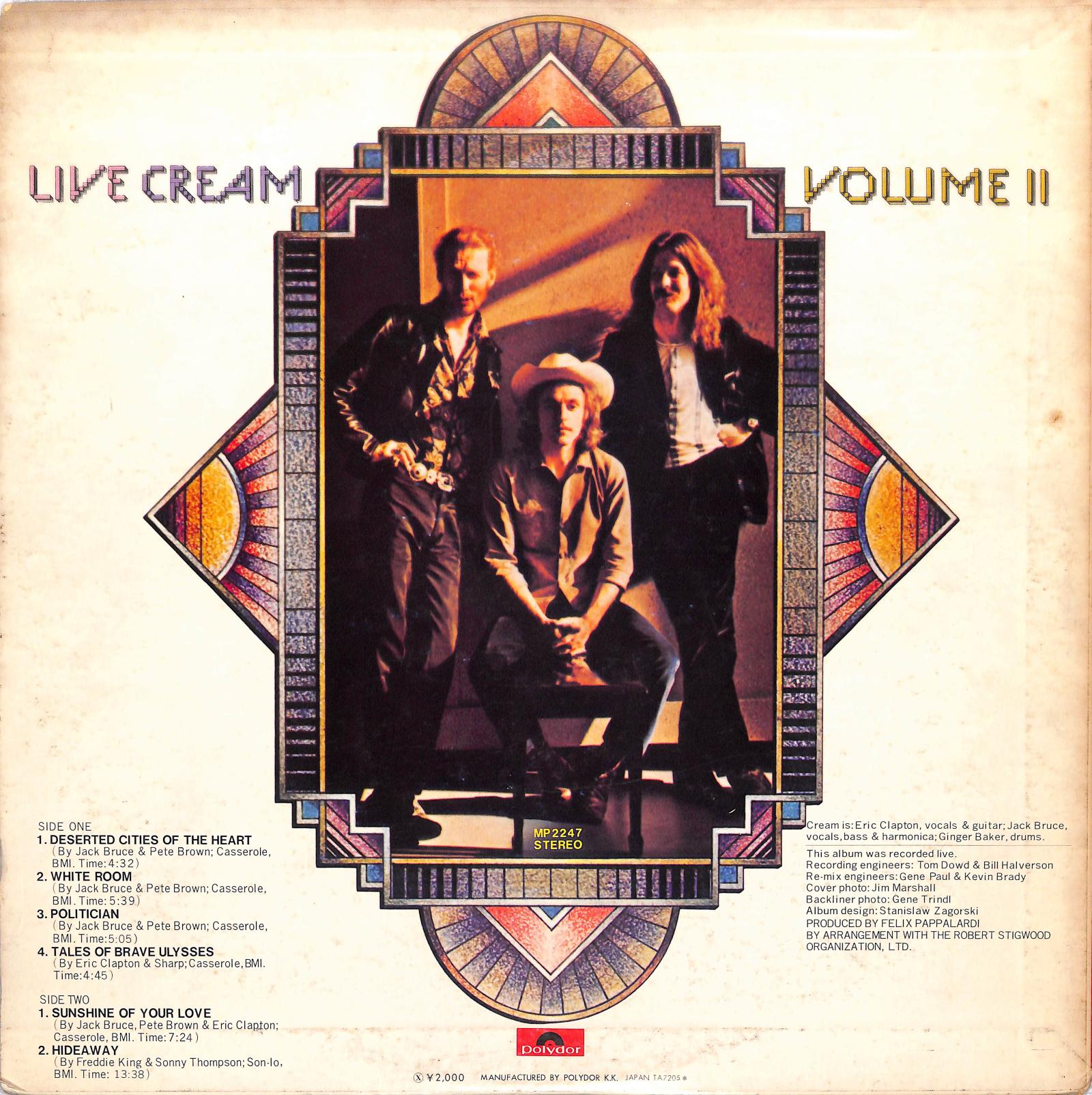 CREAM - Live Cream Volume II