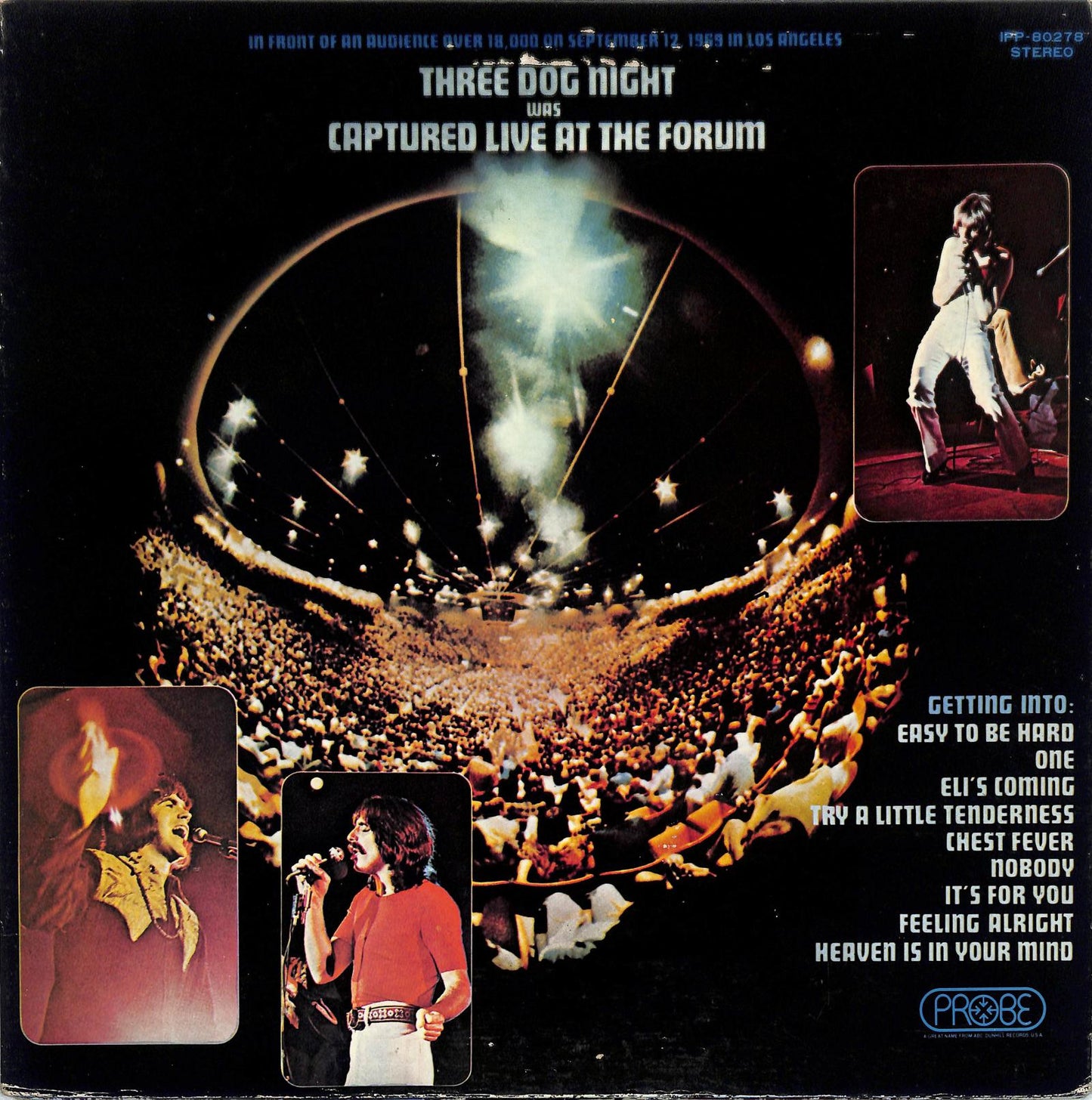 THREE DOG NIGHT - Captured Live At The Forum