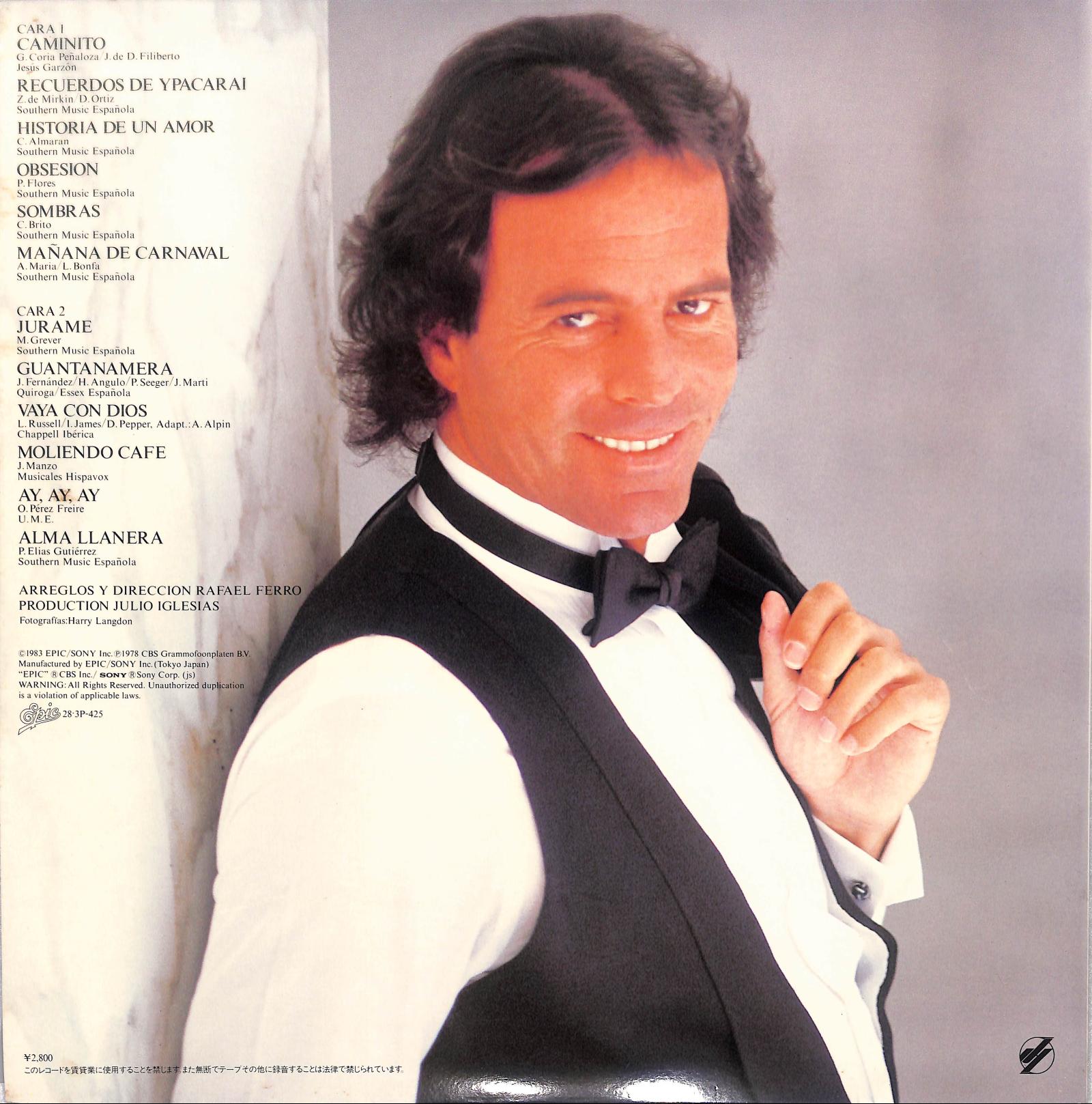 JULIO IGLESIAS - America