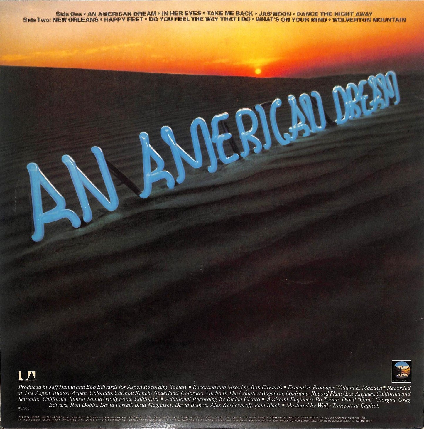 THE DIRT BAND - An American Dream