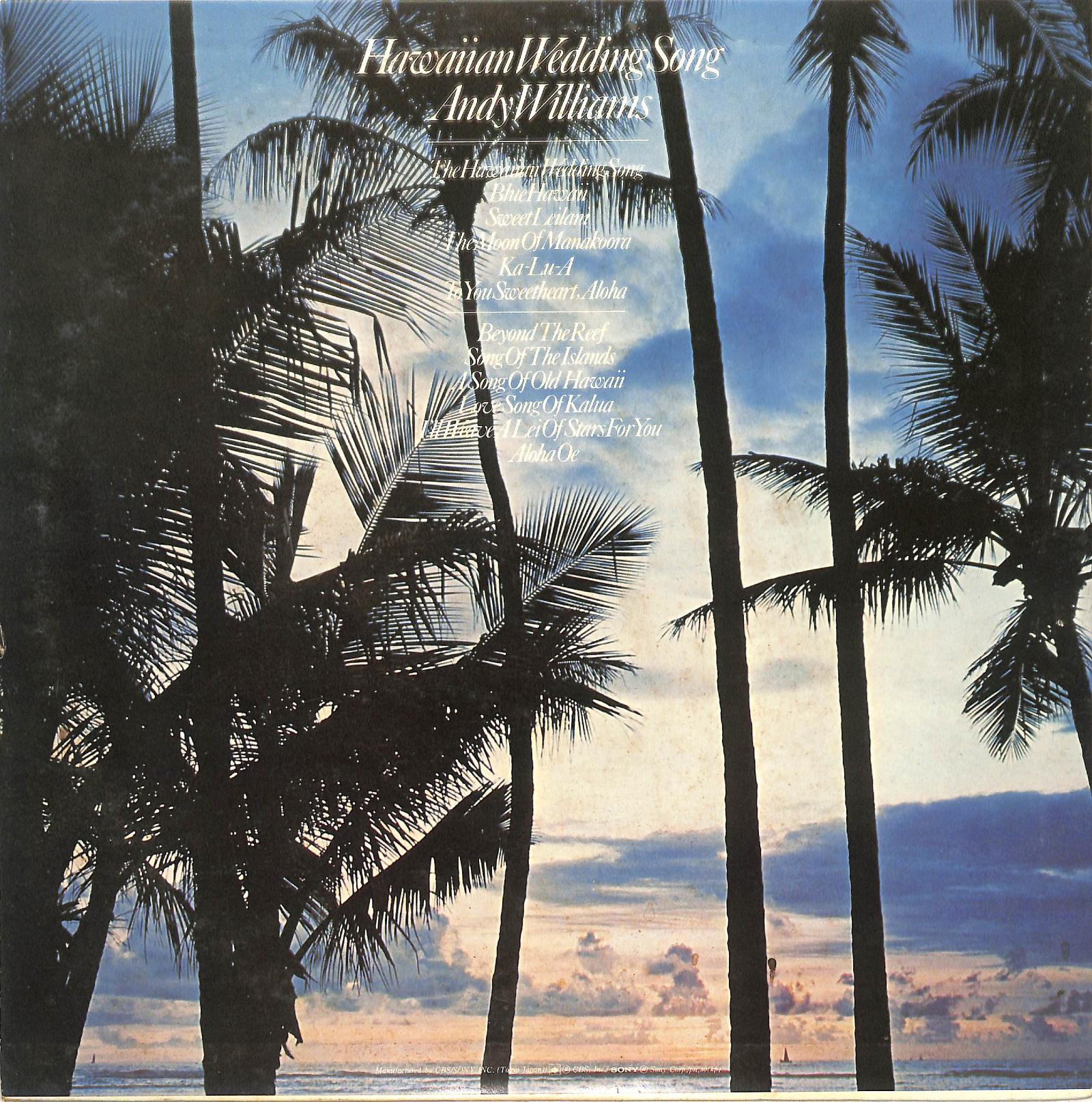 ANDY WILLIAMS - Hawaiian Wedding Song