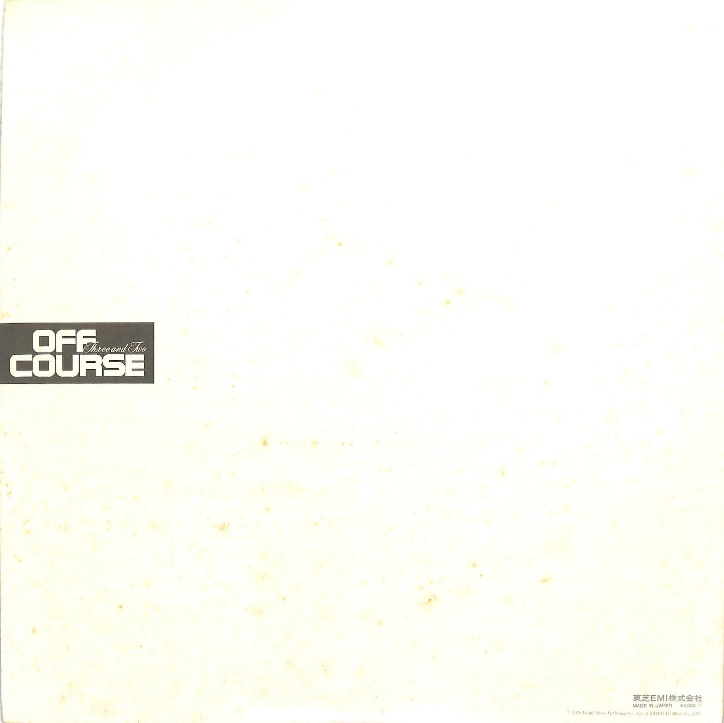 OFF COURSE - Live