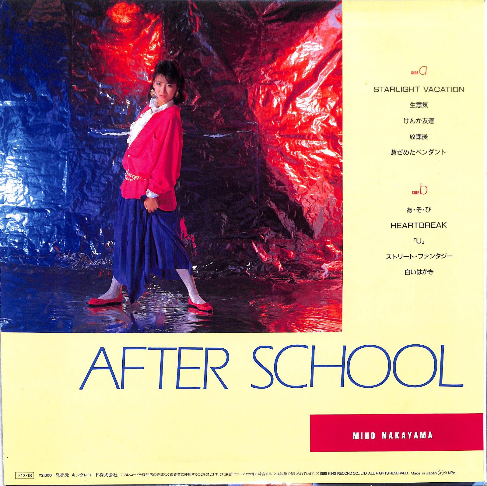 MIHO NAKAYAMA - After School – javiny