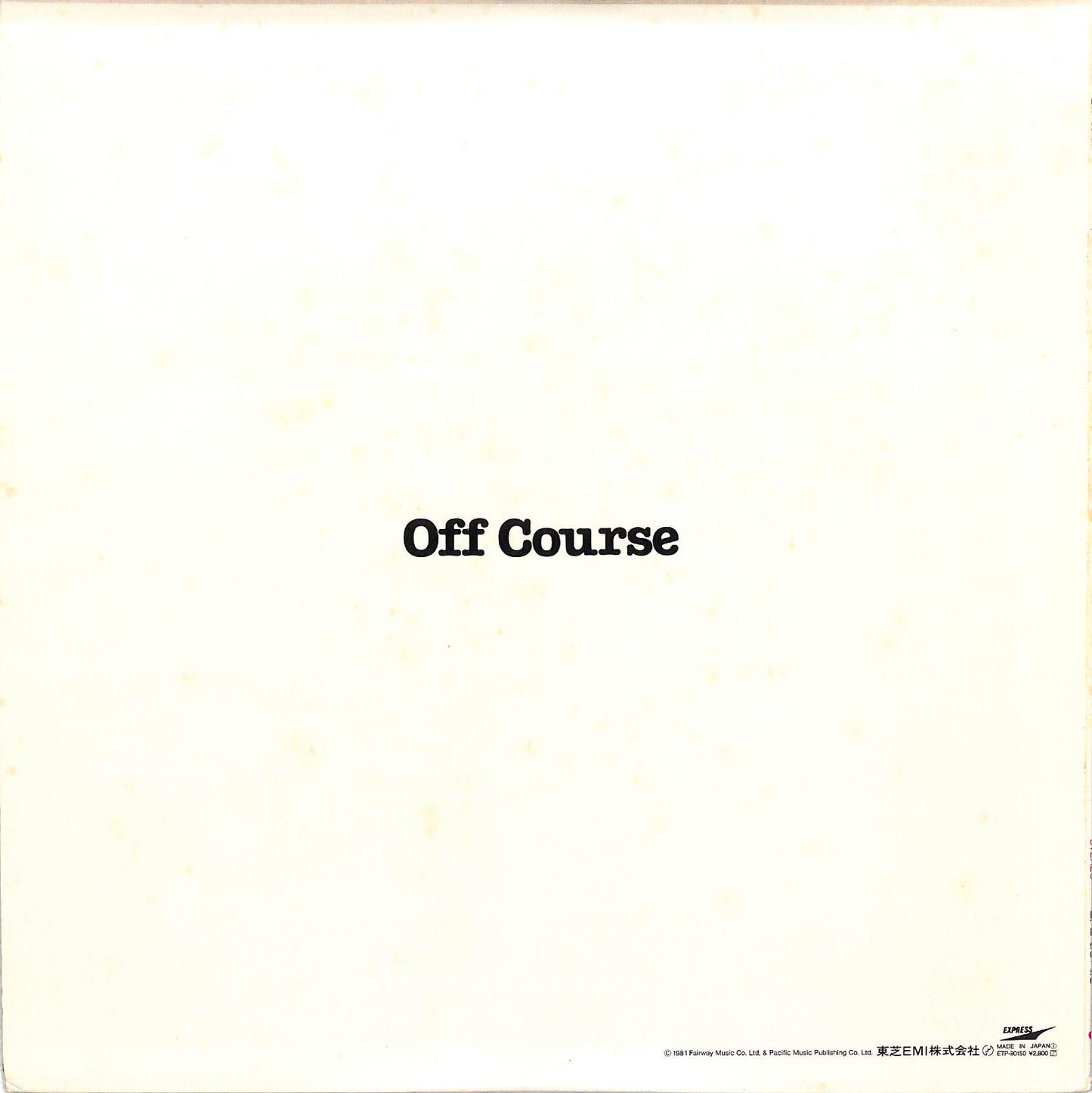 OFF COURSE - Over