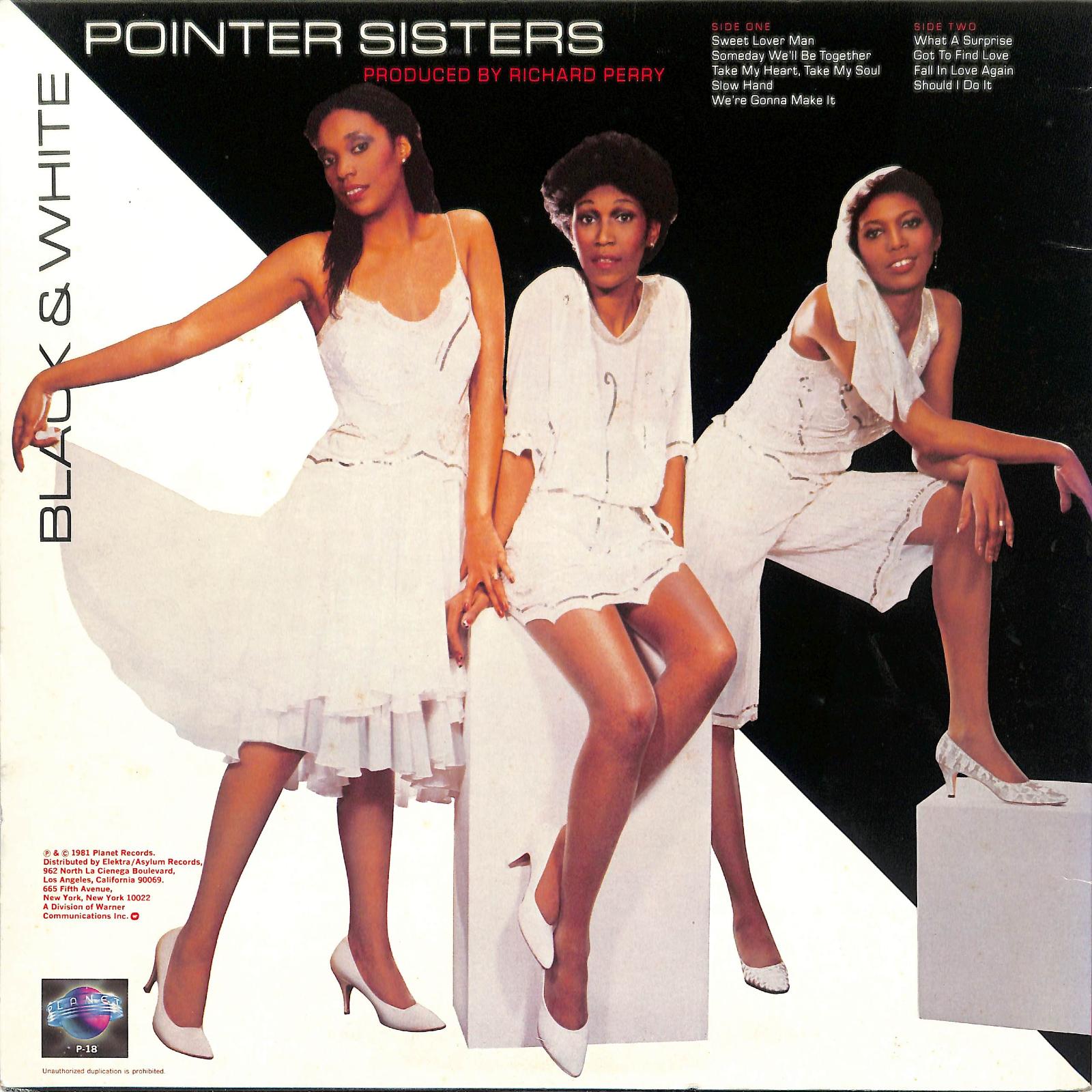 THE POINTER SISTERS - Black & White